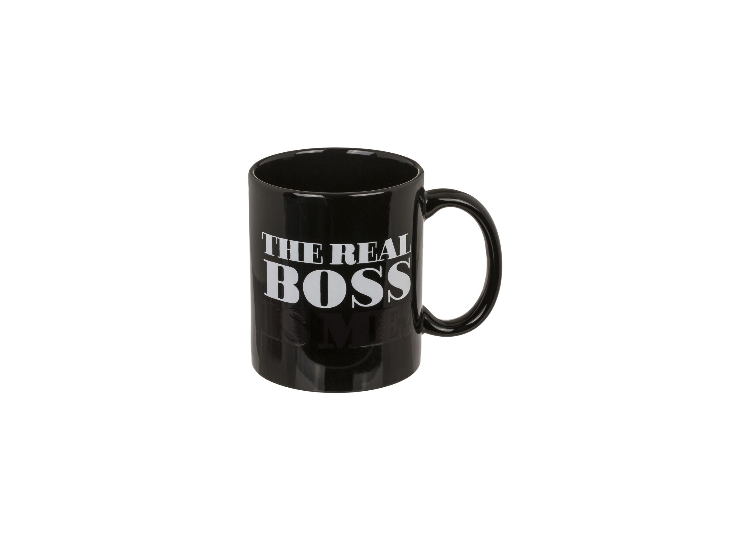 Mok The Real Boss 32 - Mok The Real Boss 32,5cl - keramiek - zwart