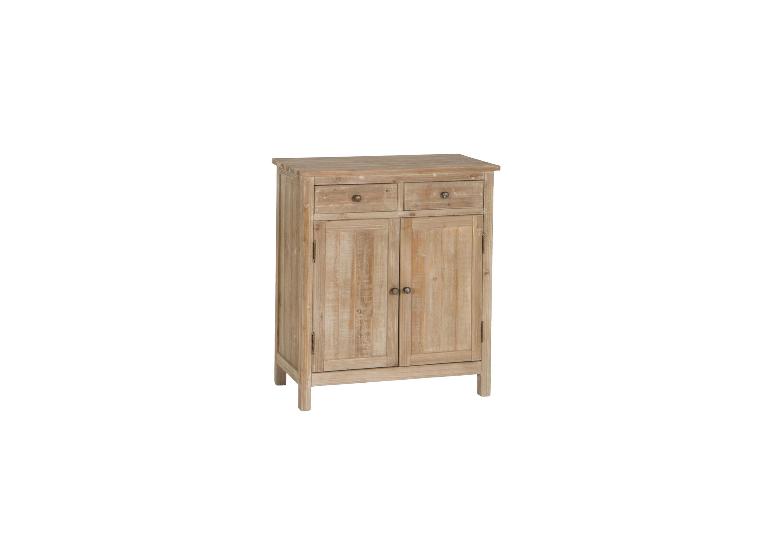 Kast Novecento 80x40x91cm - gerecycleerd den massief - naturel - Kast Novecento 80x40x91cm - gerecycleerd den massief - naturel