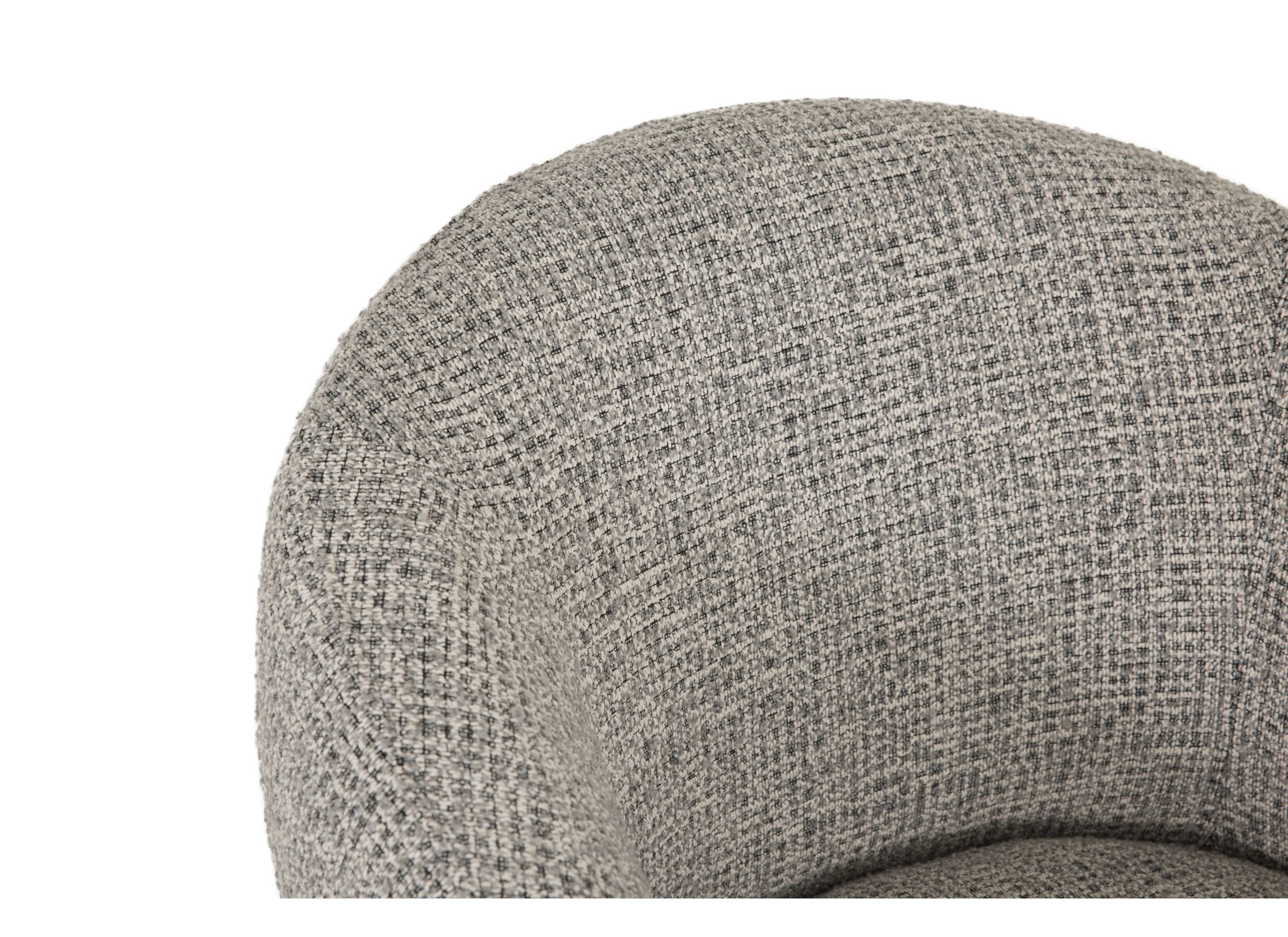Stoel Foy 60x62x79cm - stof - grijs
