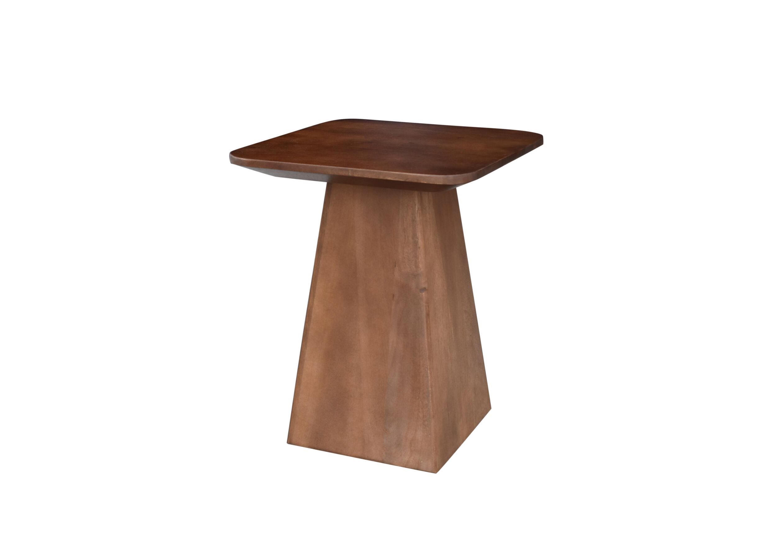 Overzichtsfoto - Salontafel Bocadillo 40x40cm - mango massief - bruin