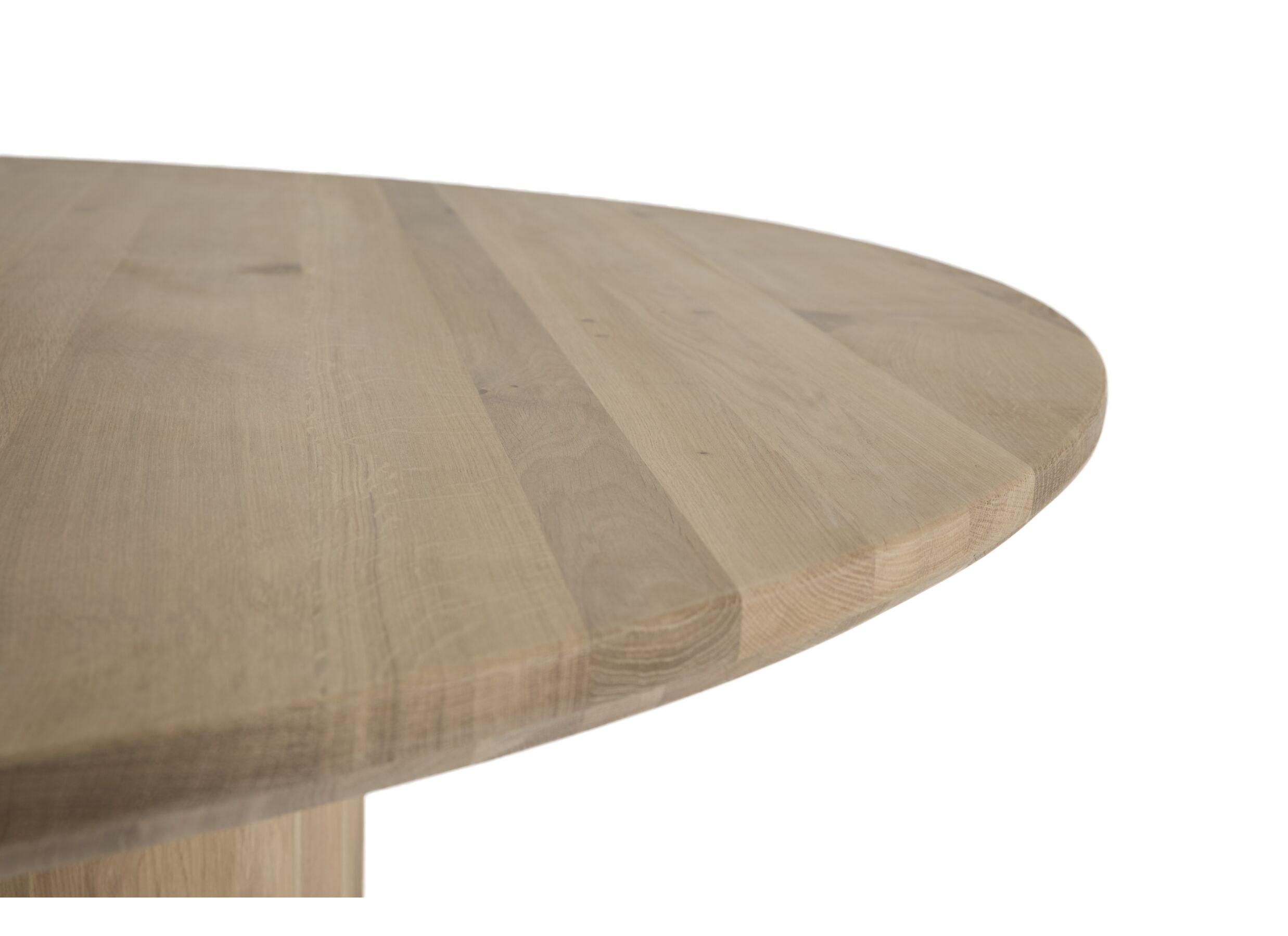 Ronde tafel Pearl Ø140cm - eik massief - naturel