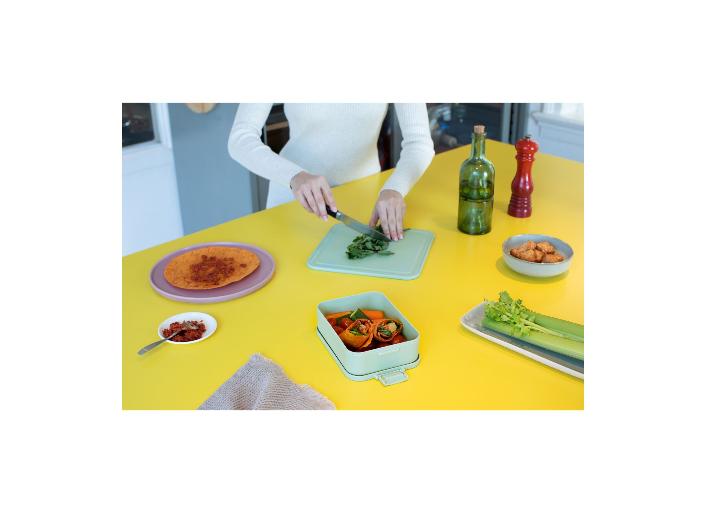 Foto ambiance - Lunch box Make&Take medium jade green