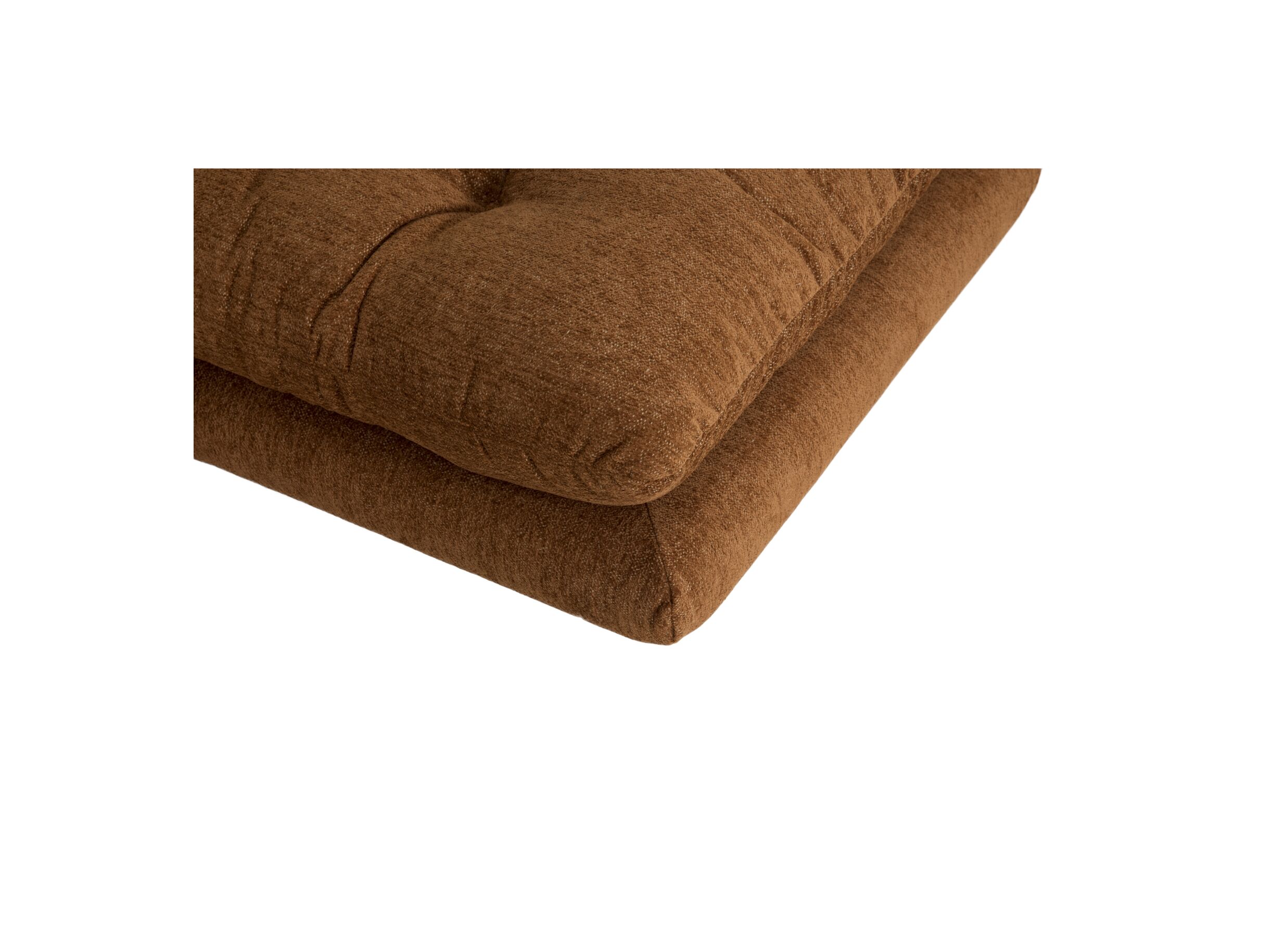 Detail - Canapé d'angle Molise 300x185cm - tissu - terra