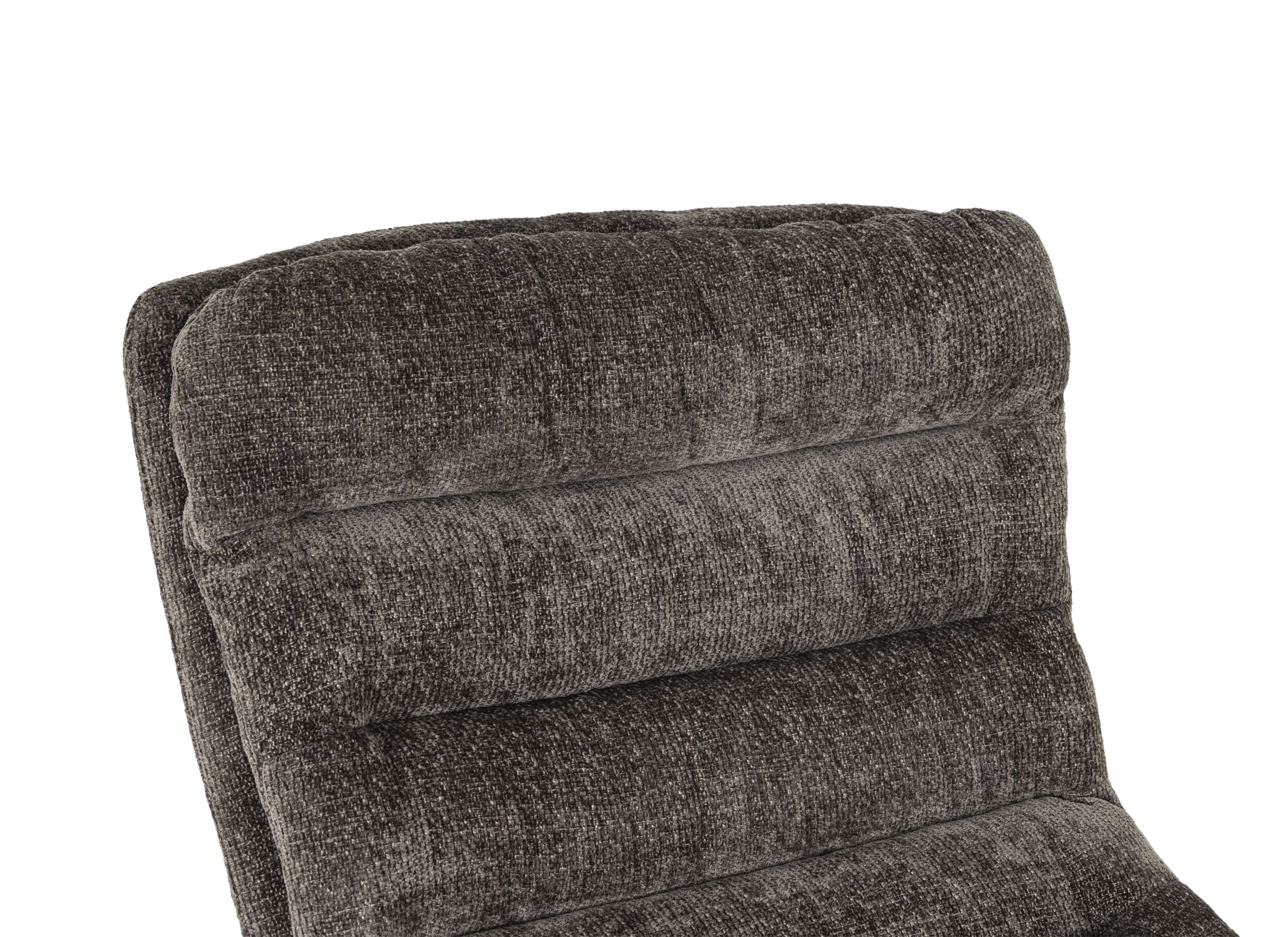 Detail - Fauteuil Leto 81x99x92cm - tissu - anthracite