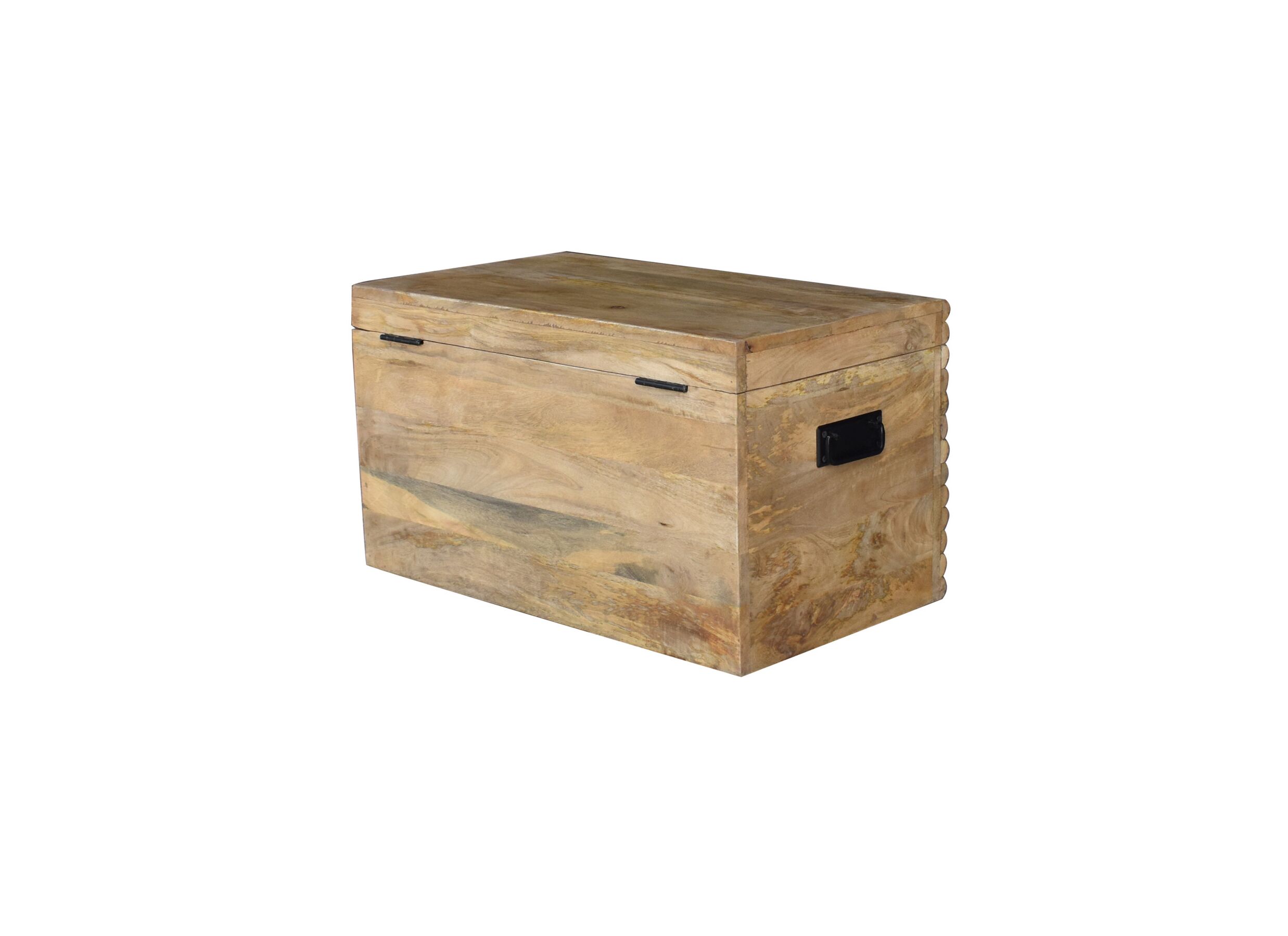 Coffre Soma 70x40x40cm - mangue massif - naturel