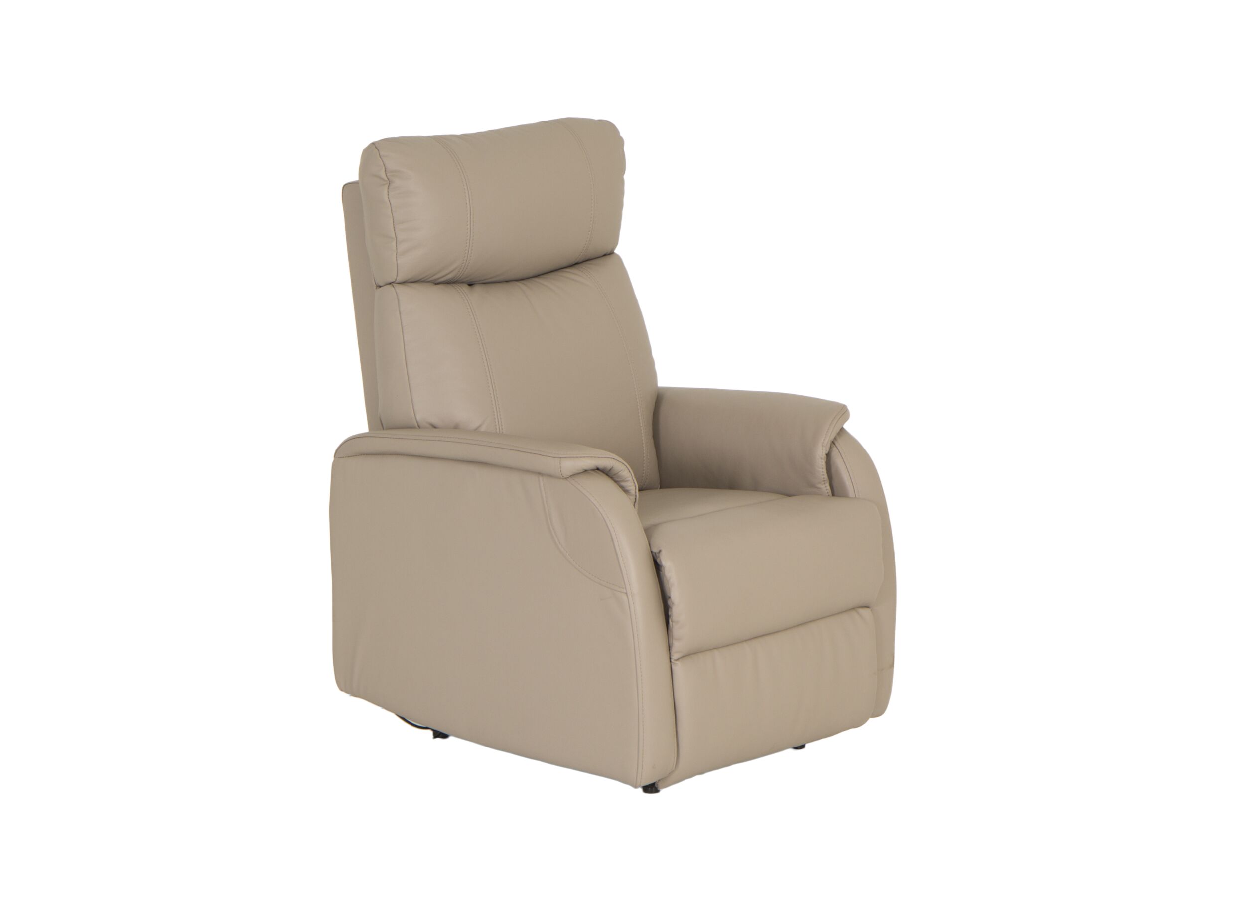 Fauteuil relax Wellesley électrique cuir/similicuir gris - Fauteuil relax Wellesley électrique - cuir & similicuir - gris