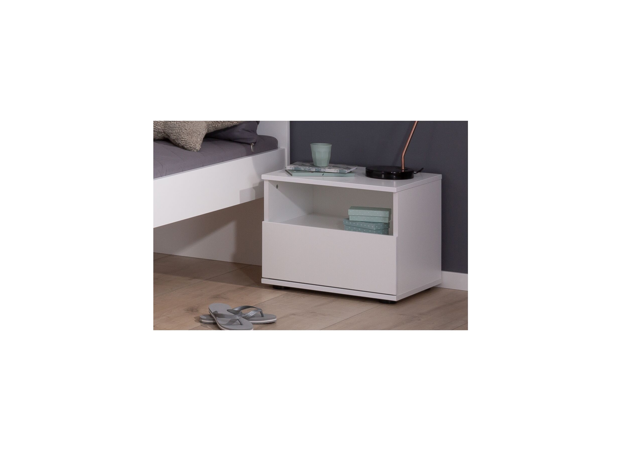 Table de chevet Vito Mira 48x40x53cm - Table de chevet Vito Mira 48x40x53cm