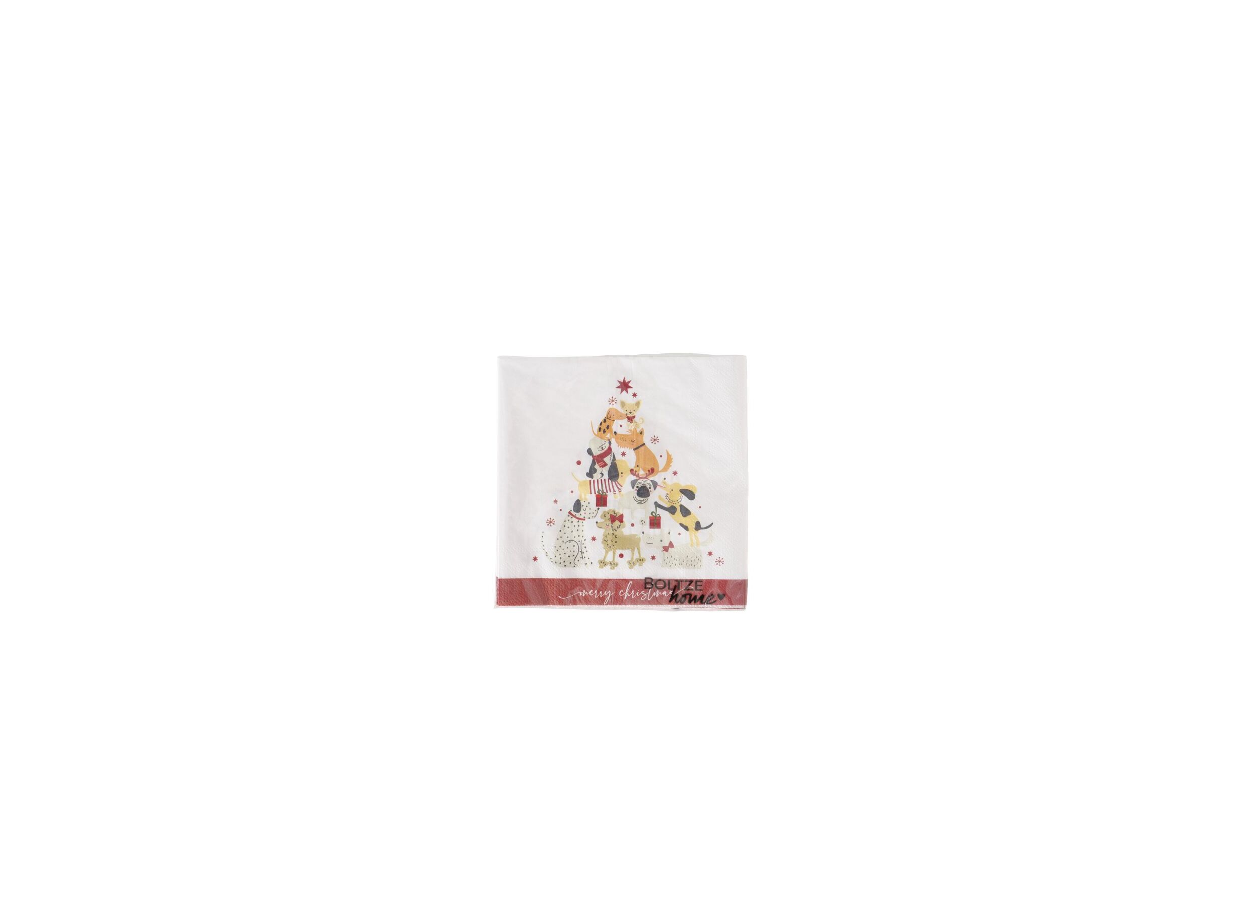 Aperçu - Serviette Barney 17x17cm multicolor 20 pièces
