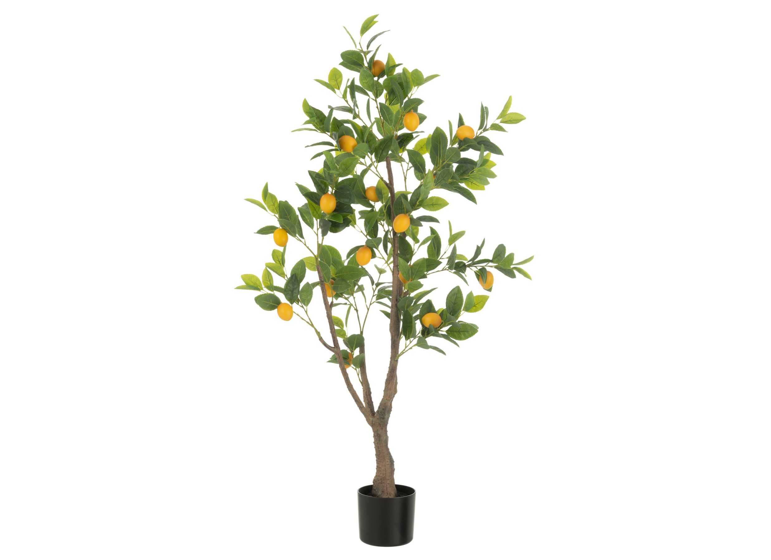 Kunstplant Citroenboom H130cm - kunststof - groen - Kunstplant Citroenboom H130cm - kunststof - groen