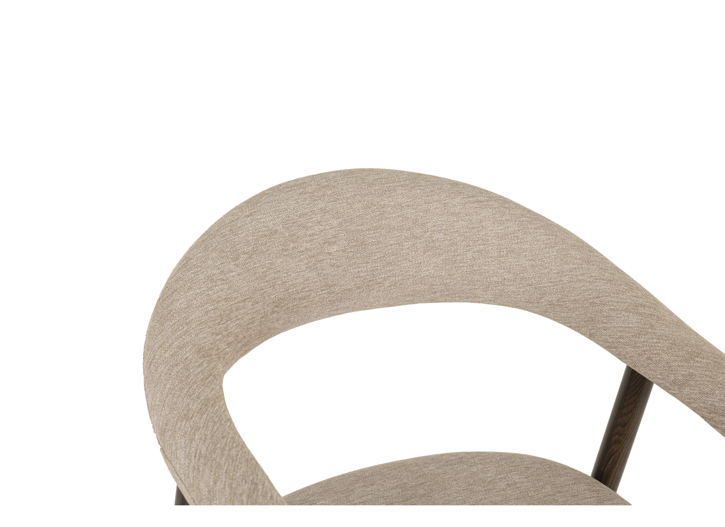 Detail - Chaise Aisa 55x56x75,5cm - tissu - taupe