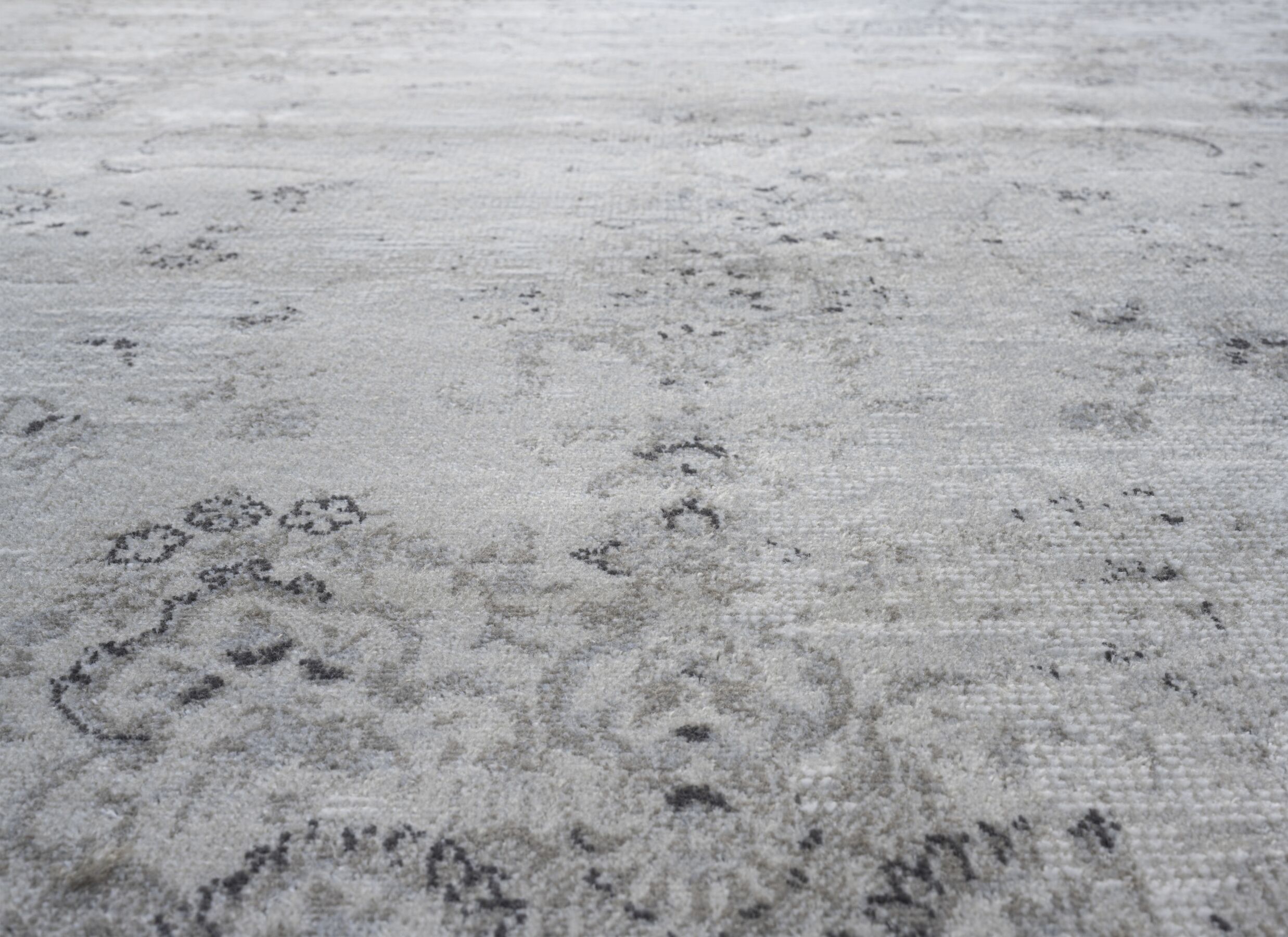 Detailfoto - Tapijt Ritz 160x230cm - polyester - grijs