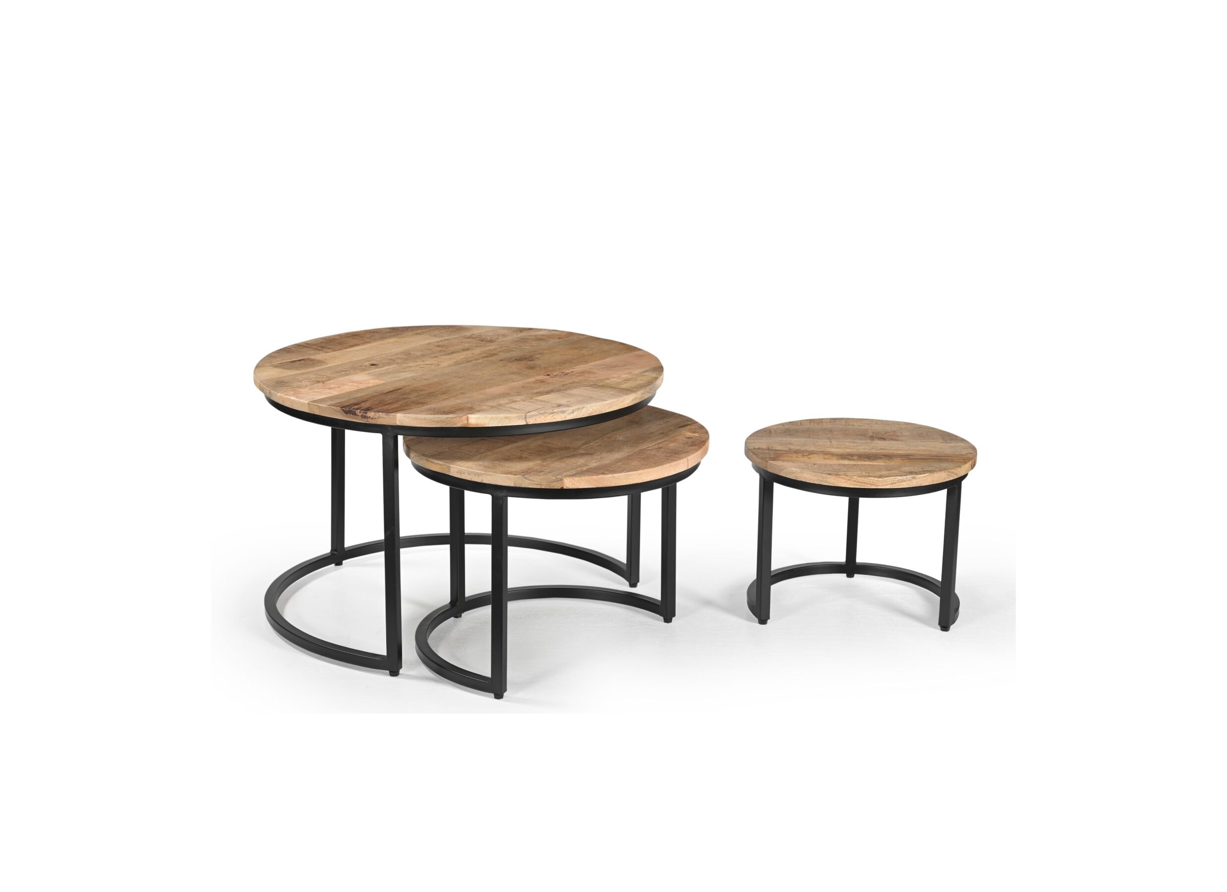 Aperçu - Table d'appoint Celeste Ø70cm lot de 3