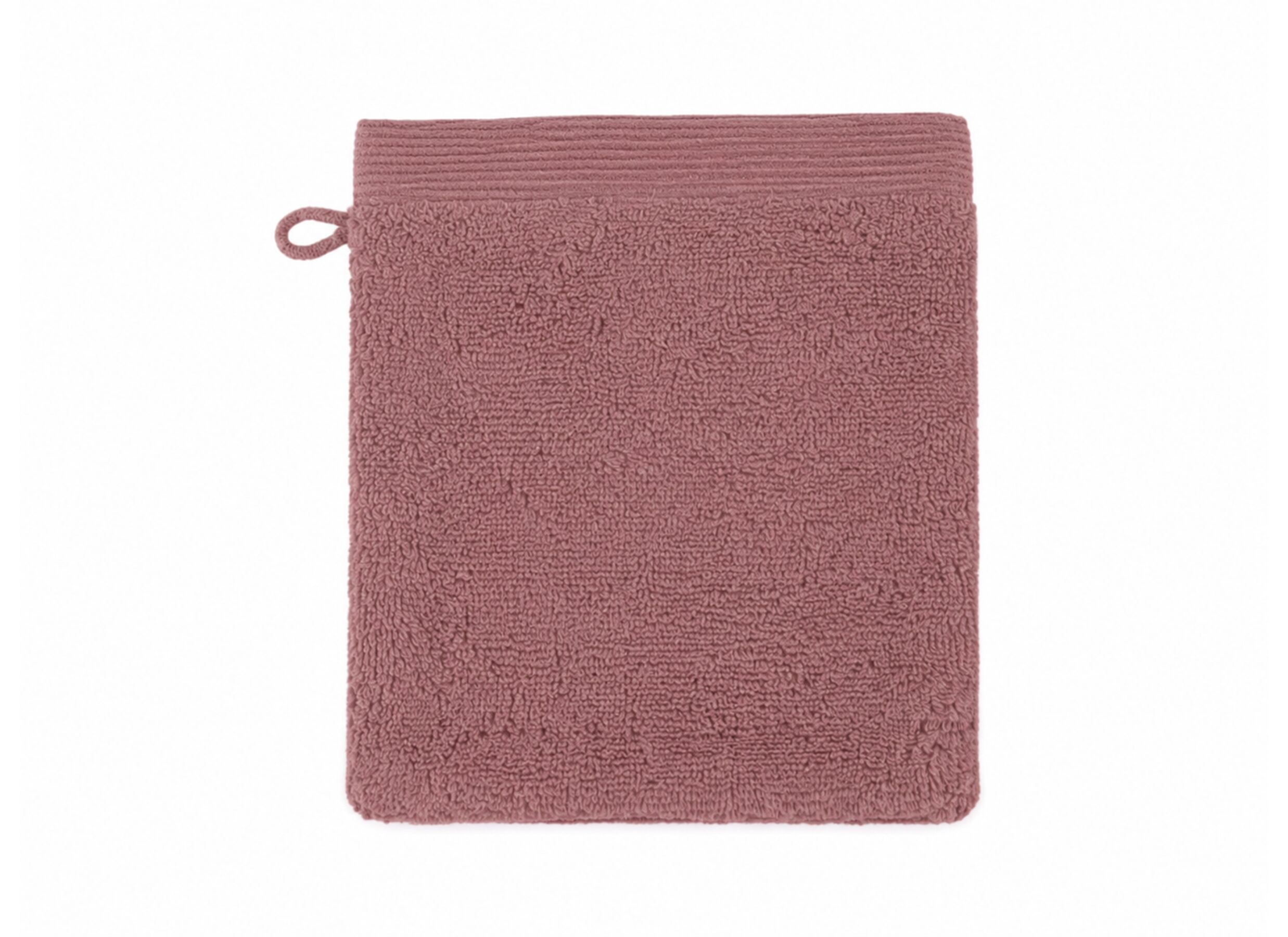 Plus Important - Gant de toilette Flora 16x22cm - coton - blush