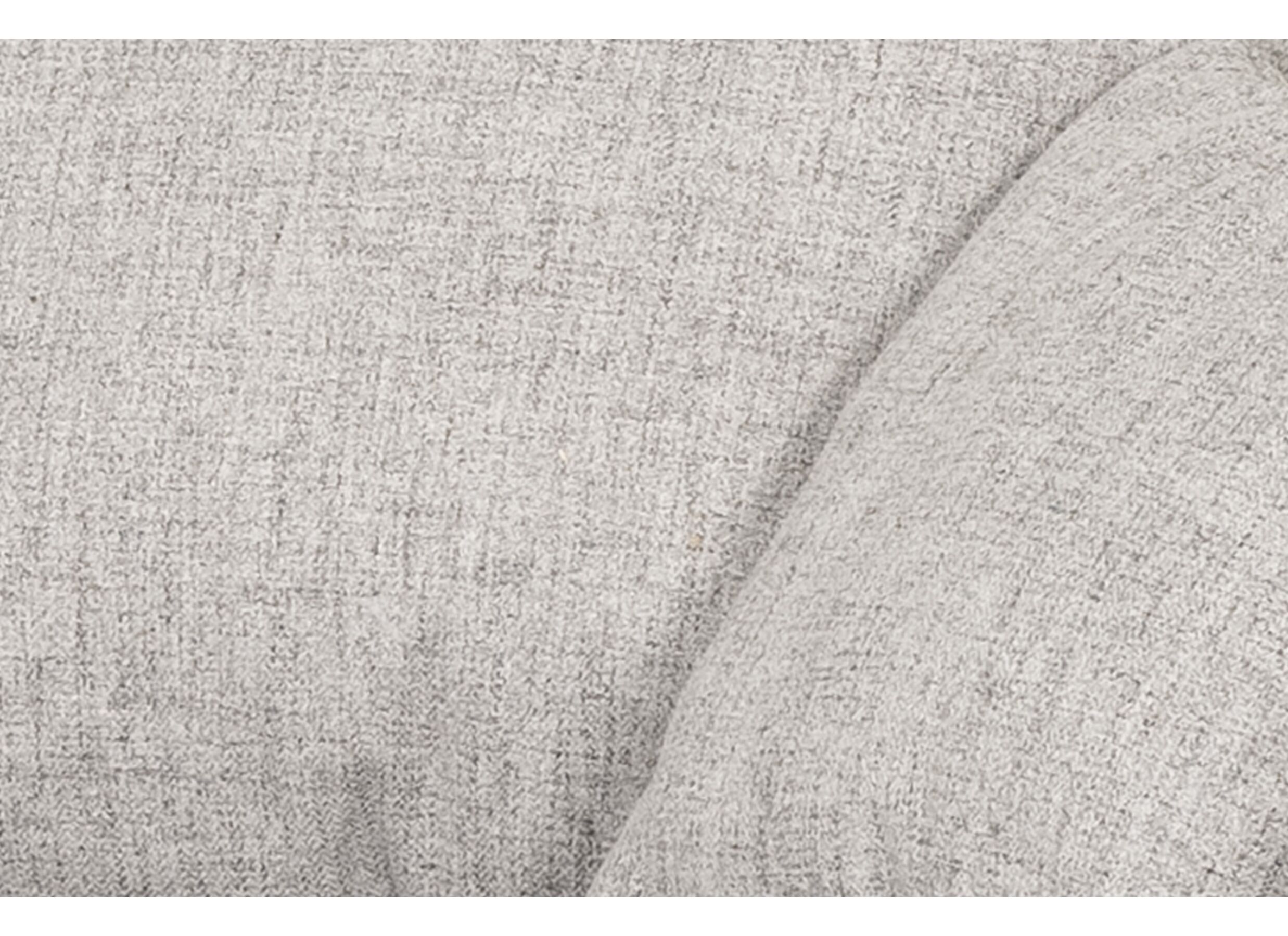 Canapé d'angle Genua 250x179cm - tissu - gris