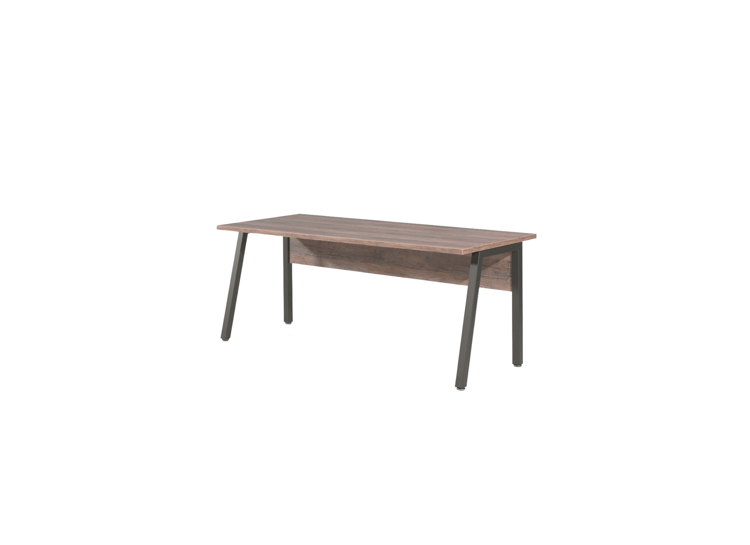 Bureau Pronto 150x80x73cm - melamine - bruin & zwart