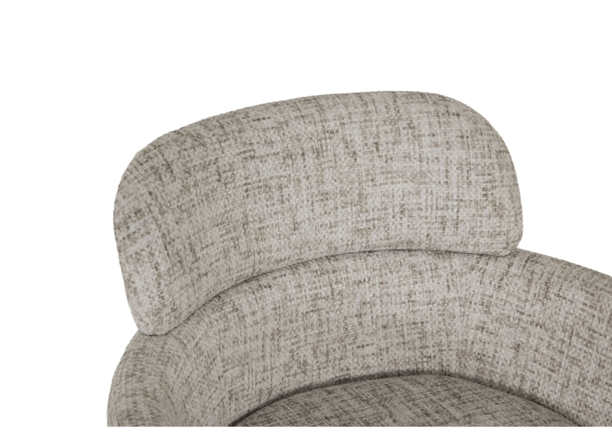 Detail - Chaise de bar Toba HA77cm - fibre polyester - beige