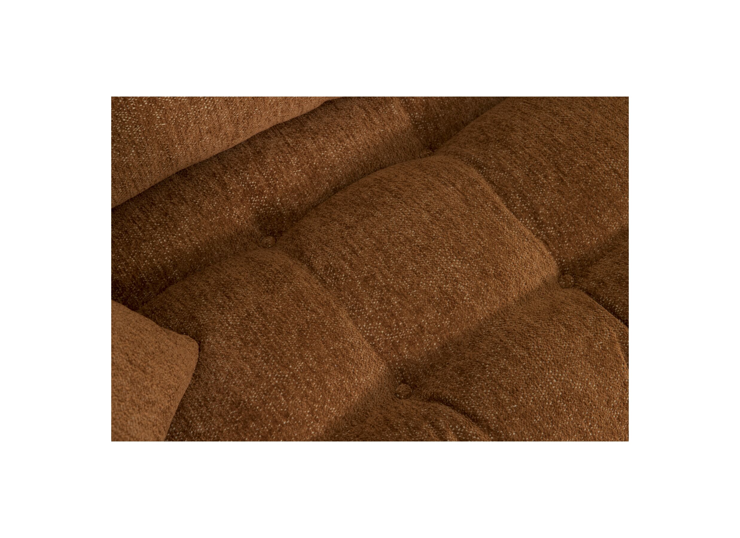 Detail - Canapé d'angle Molise 300x185cm - tissu - terra