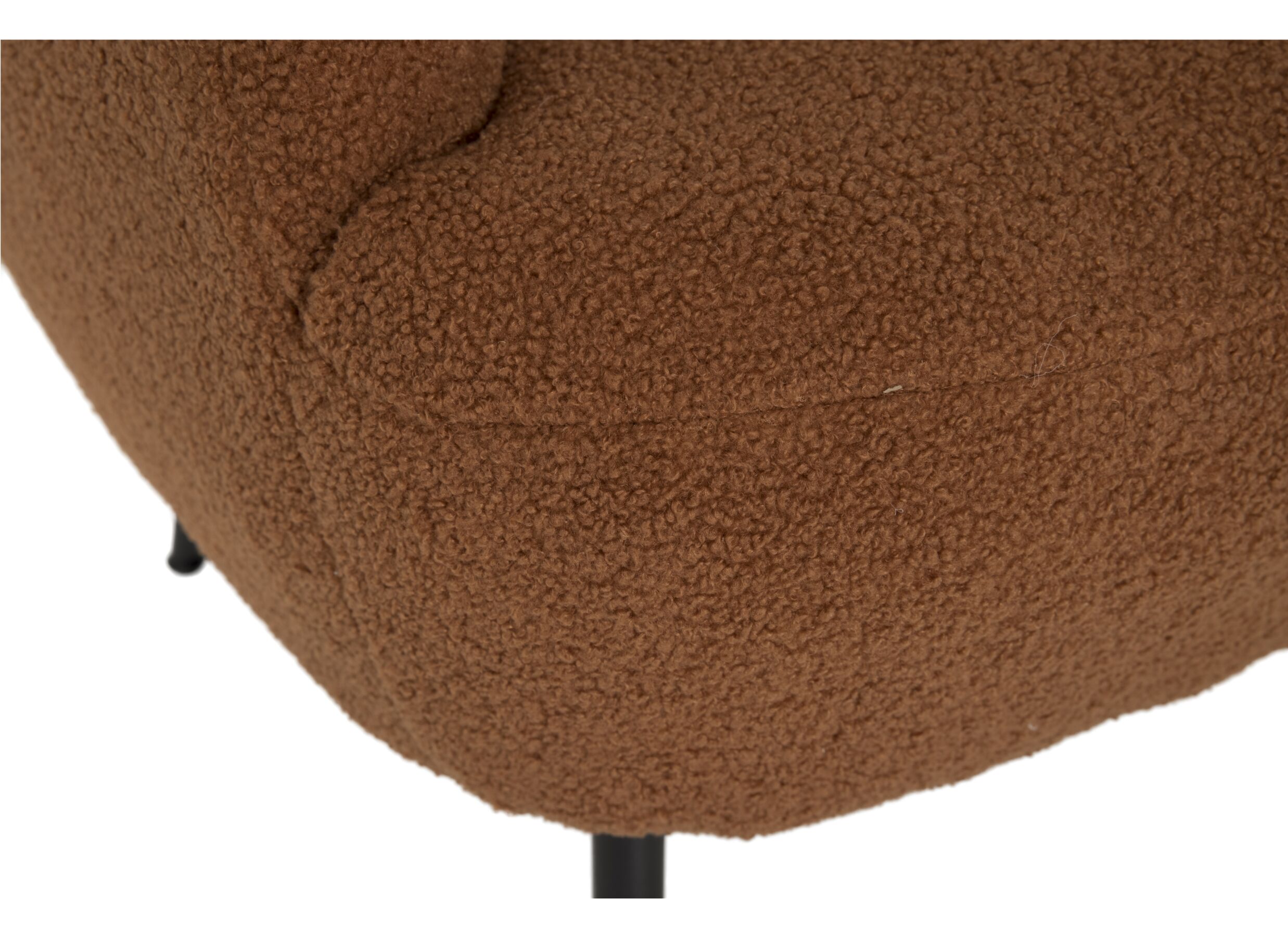Fauteuil Teddy Bear 68x70x73cm - bouclé - roest