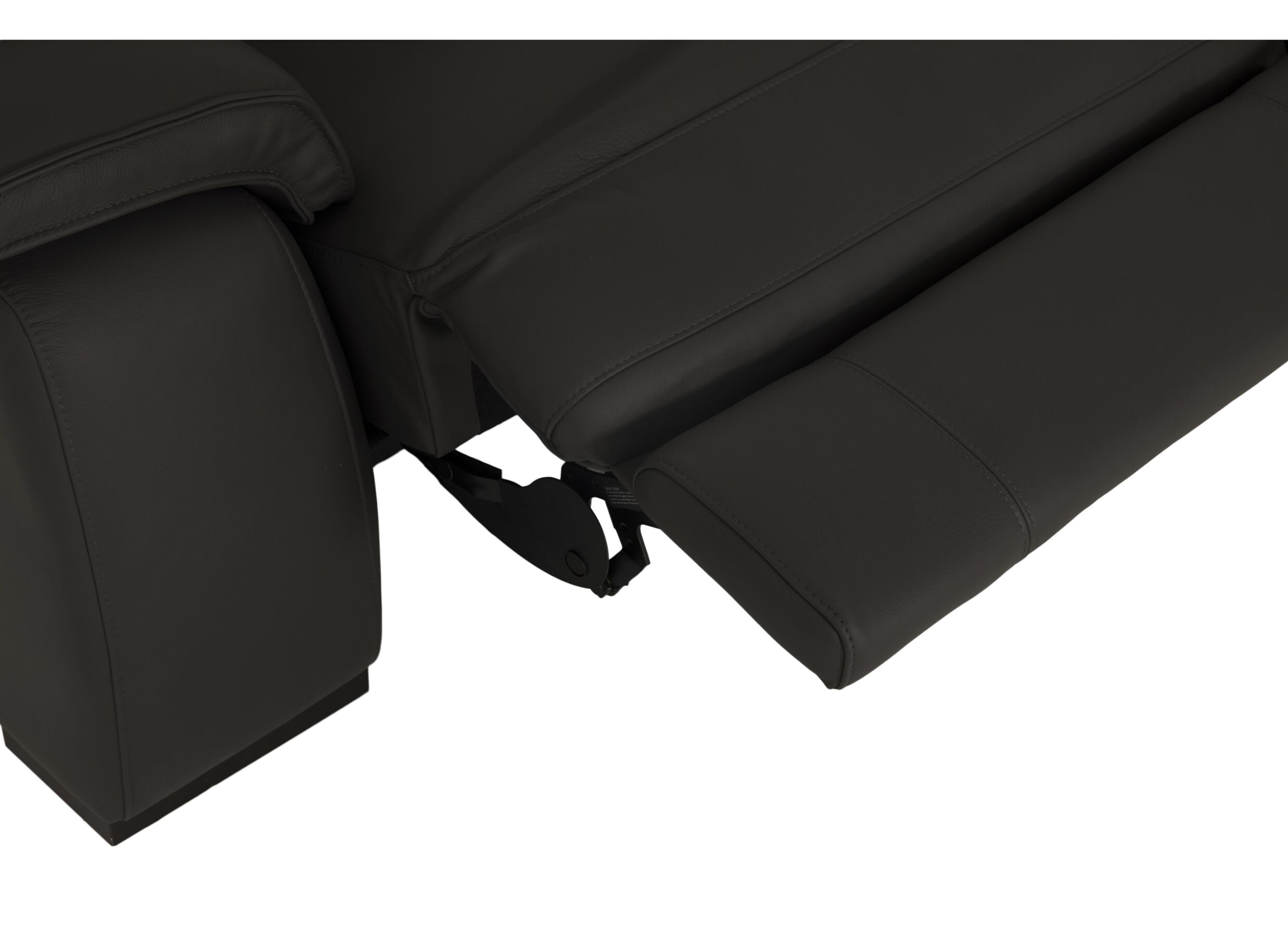 Detailfoto - Zetel Final 2,5+2-zit - leder - shalegrey met relax