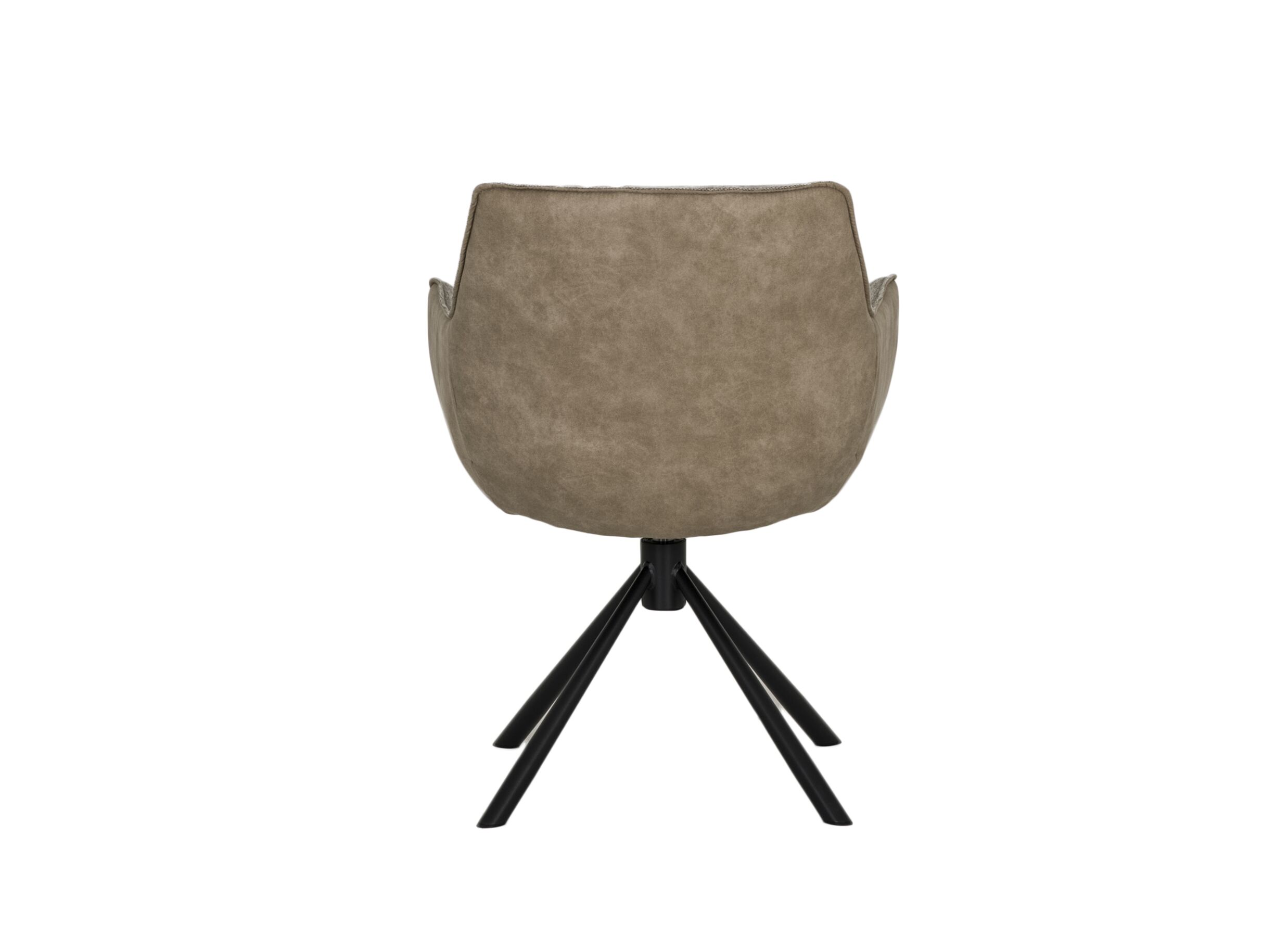Aperçu - Chaise pivotante Orfeo 64x66,5x84,5cm - fibre polyester - beige