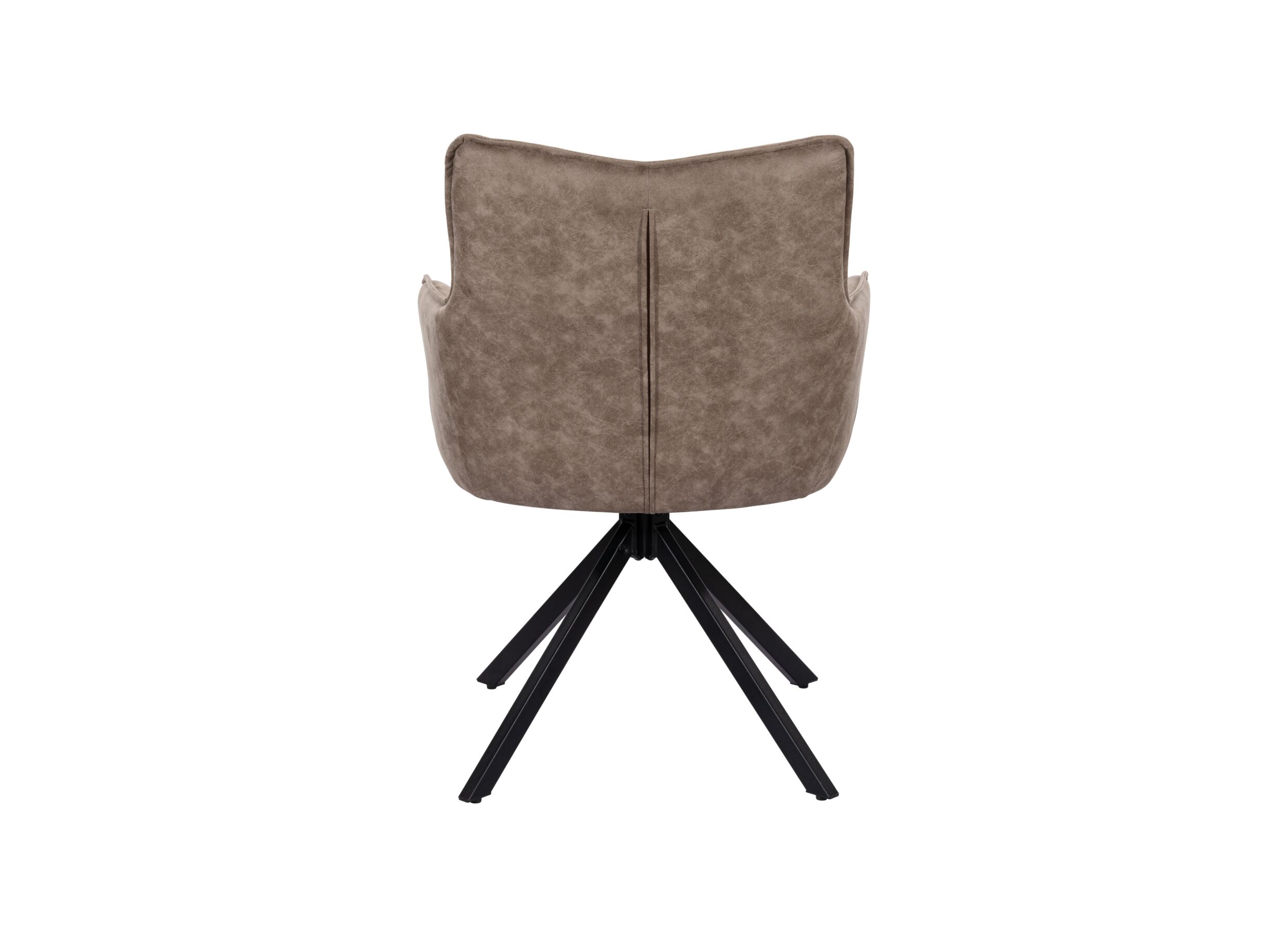 Overzichtsfoto - Draaistoel Shelley 59,5x65,5x87cm - stof - grijs