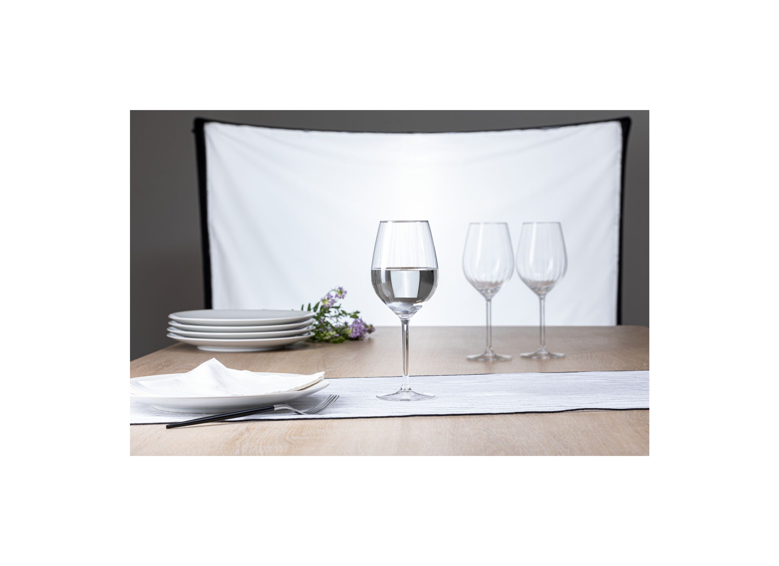 Sfeerfoto - Glas Volta 53cl Ø14x28cm - glas - transparant