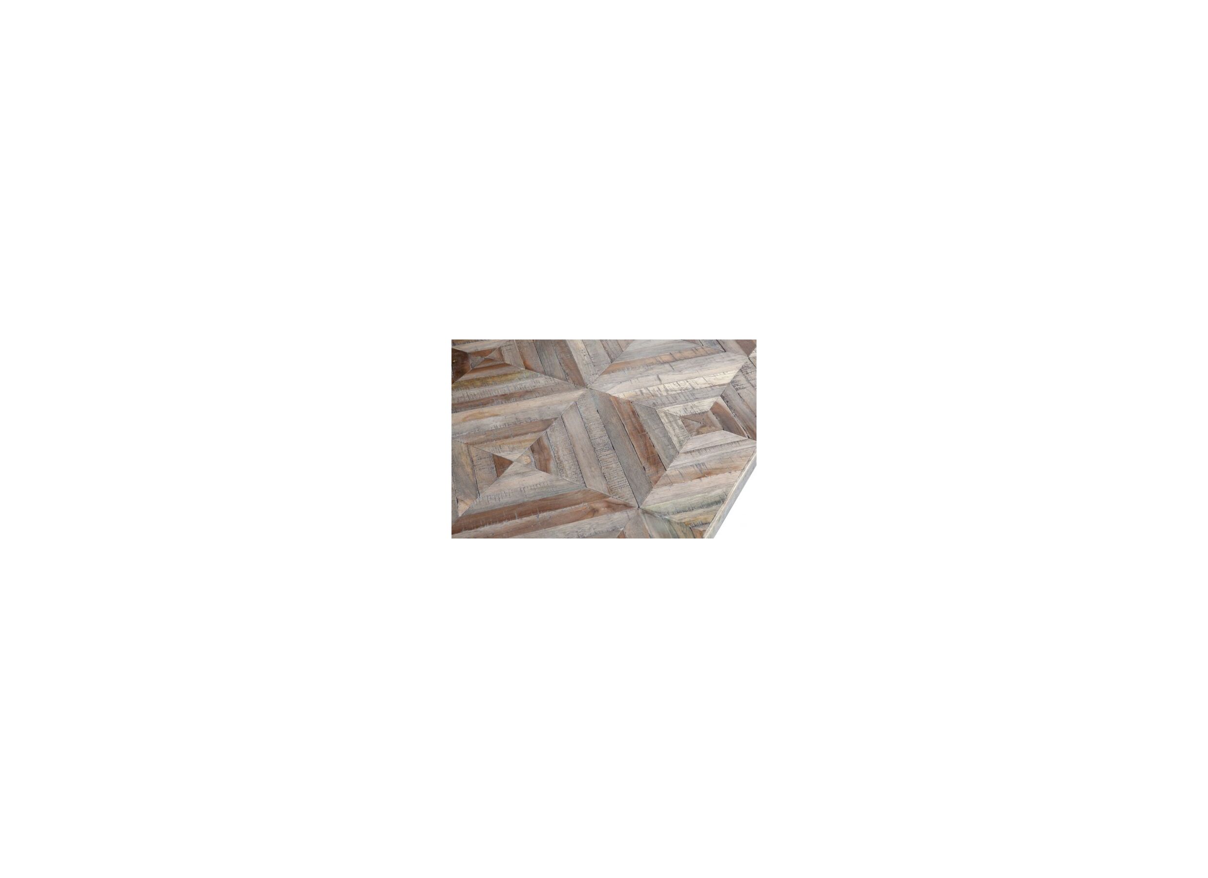 Detail - Table basse 120x60cm - bois massif - marron