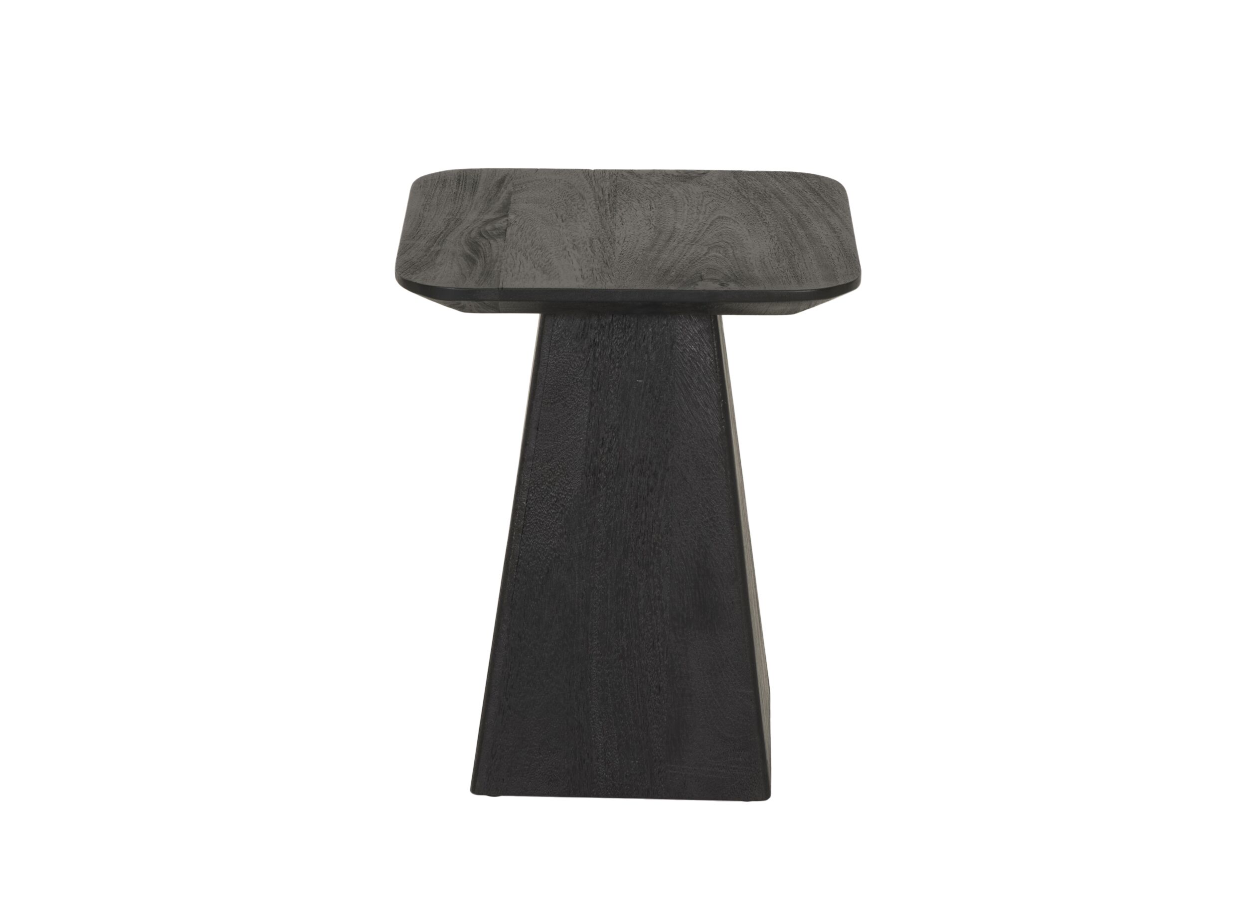 Table basse Thalia 40x40cm - mangue massif - noir