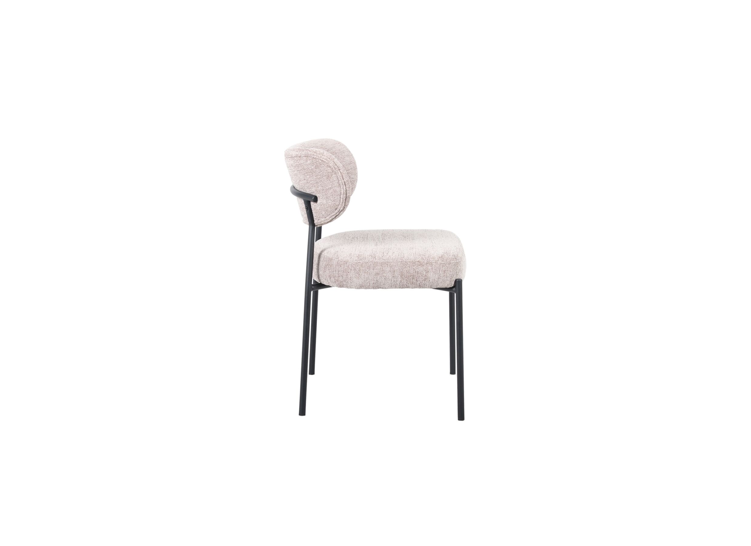 Aperçu - Chaise Alien 43x43x66cm - tissu - taupe