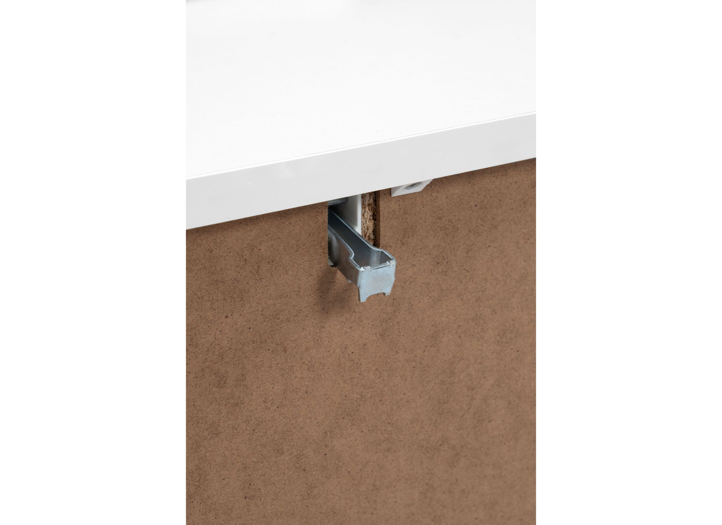 Detailfoto - Tv-meubel Stream 160cm - melamine - wit