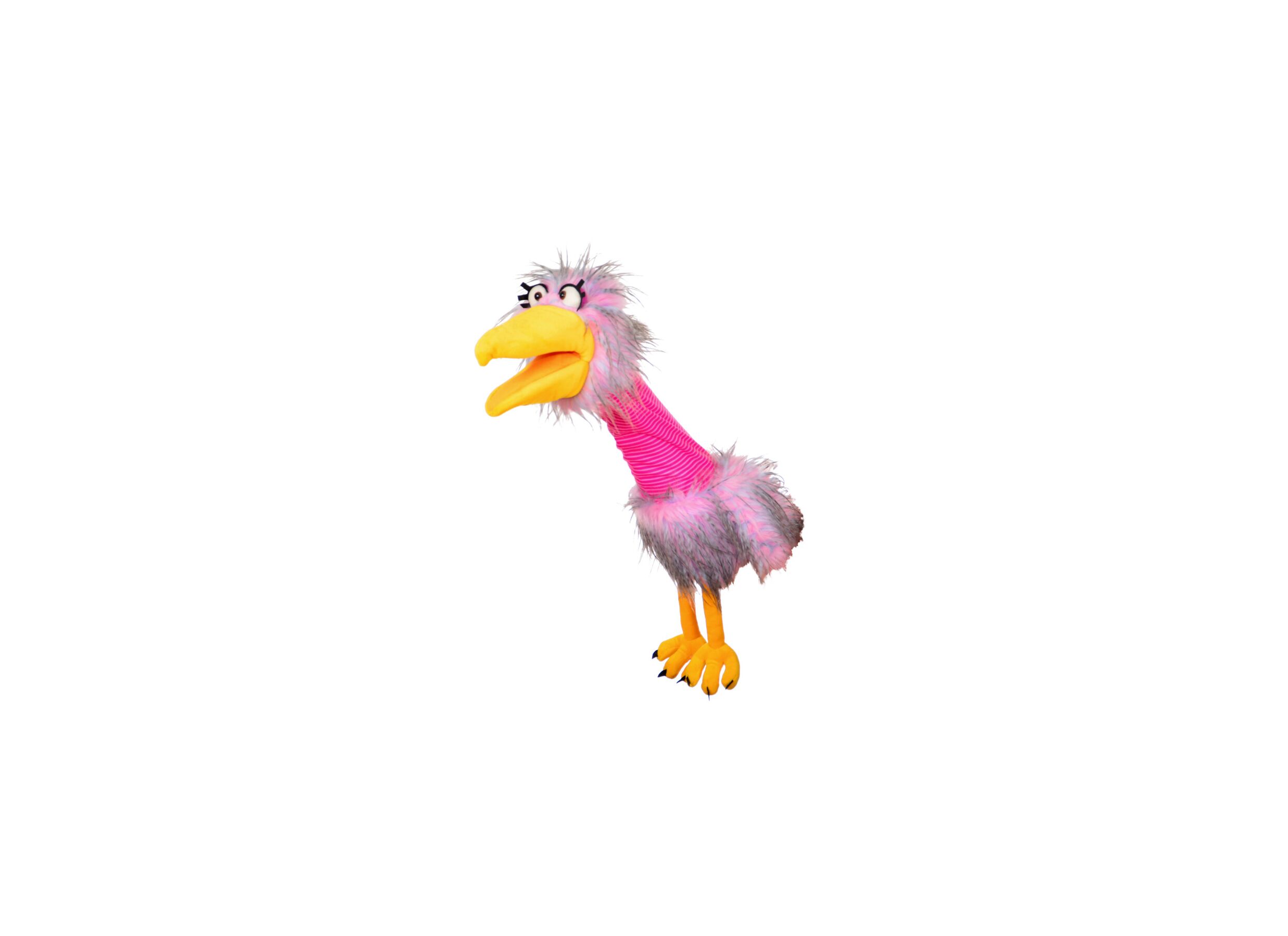 Aperçu - Marionnette à main Madame Quassel H53cm - polyester - multicolore