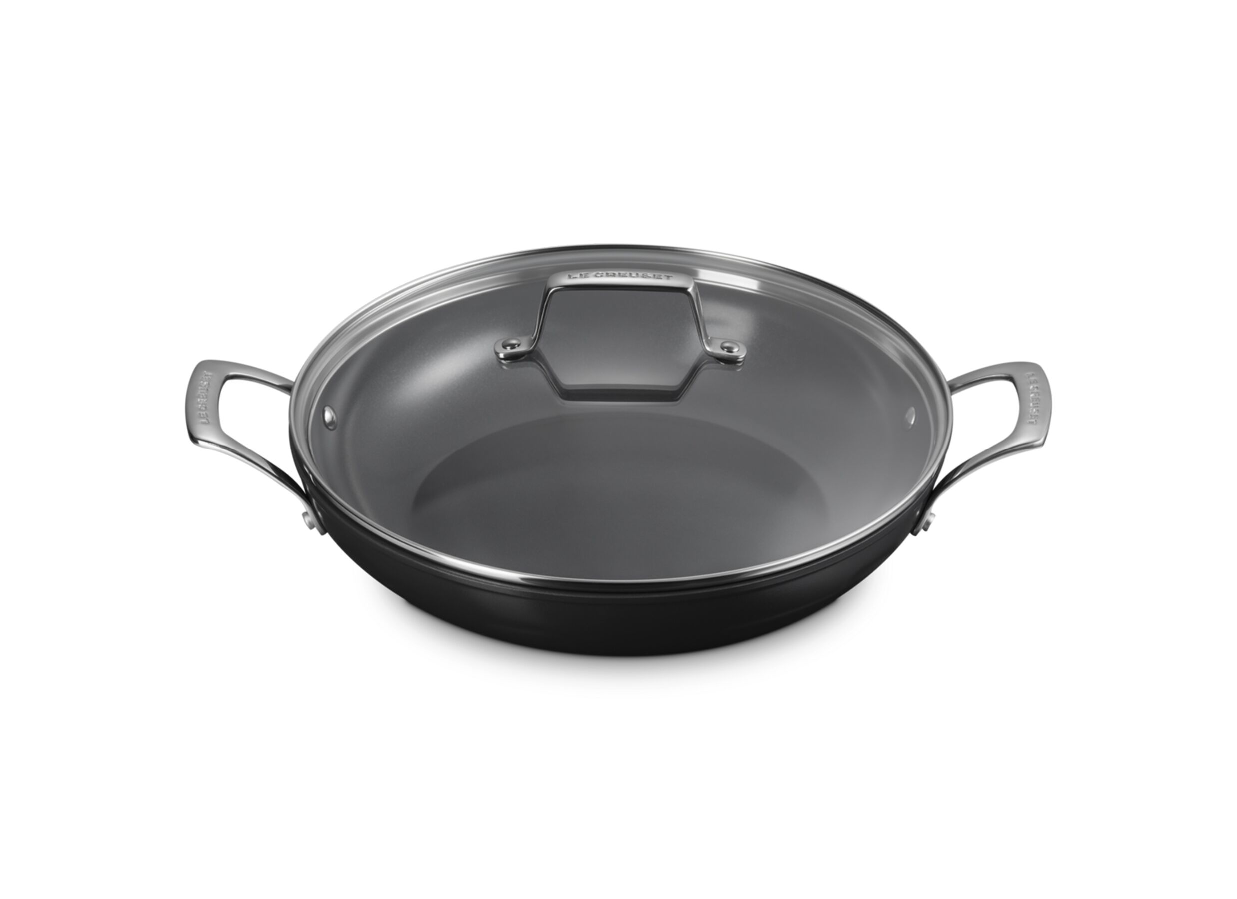 Aperçu - Sauteuse Le Creuset Provençaal avec couverture Ø30cm - aluminium - noir