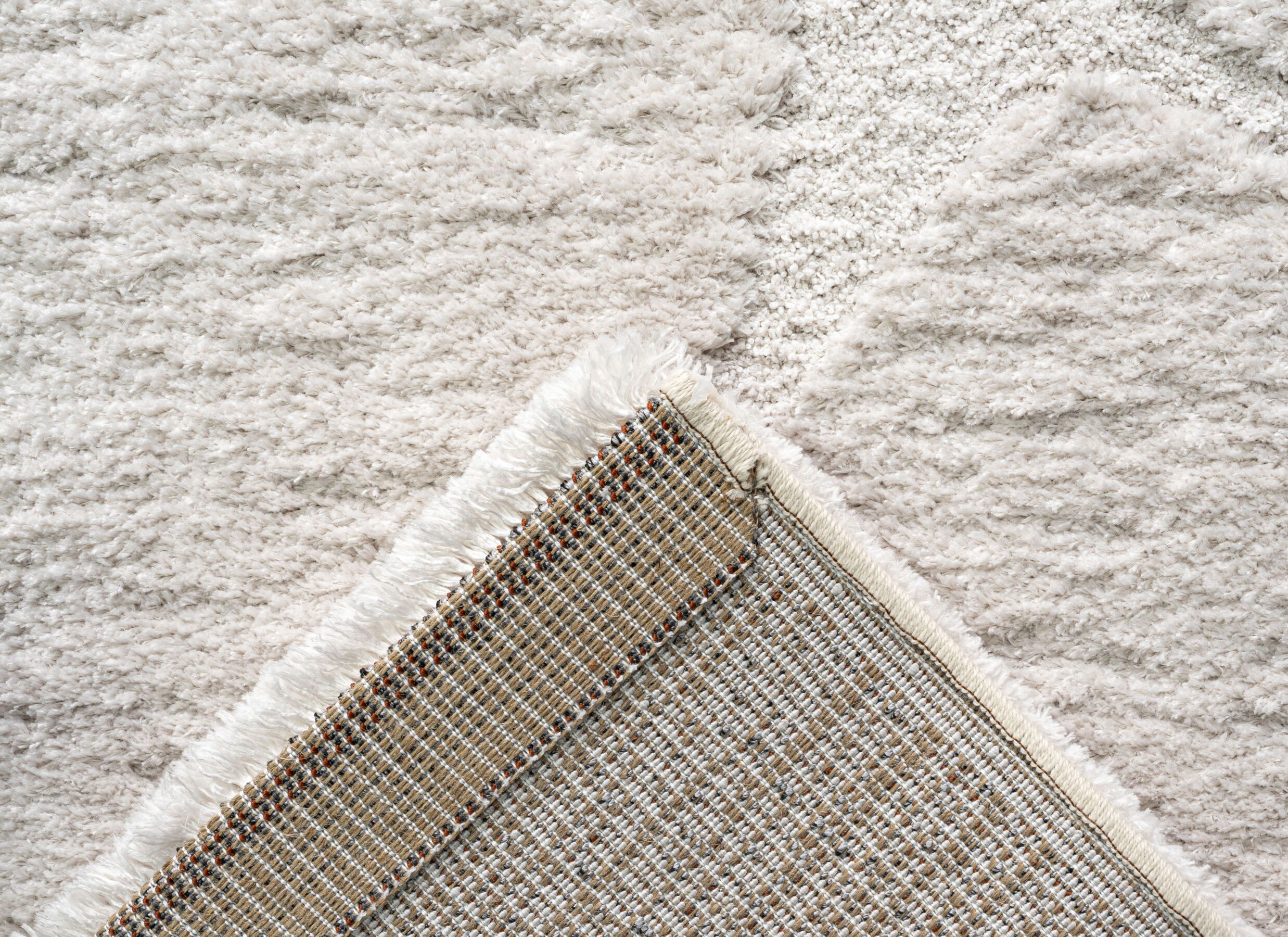 Detailfoto - Tapijt Madagaskar 200x290cm - polyester - wit