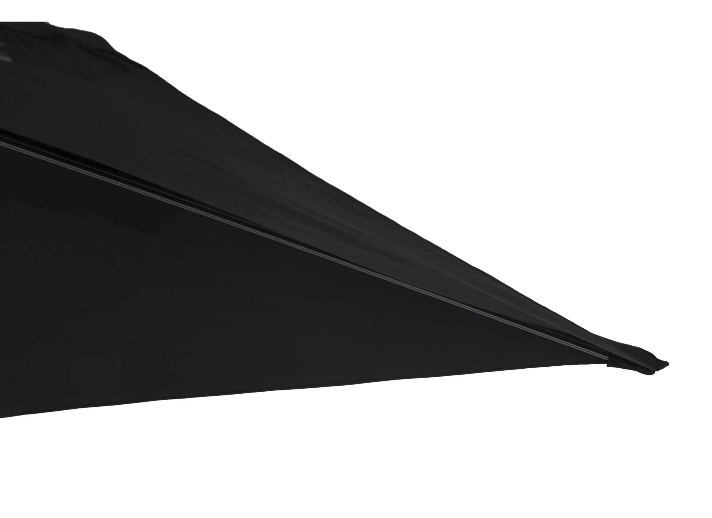 Detail - Parasol déporté Sycamore 300x300cm UV50+ noir avec couverture