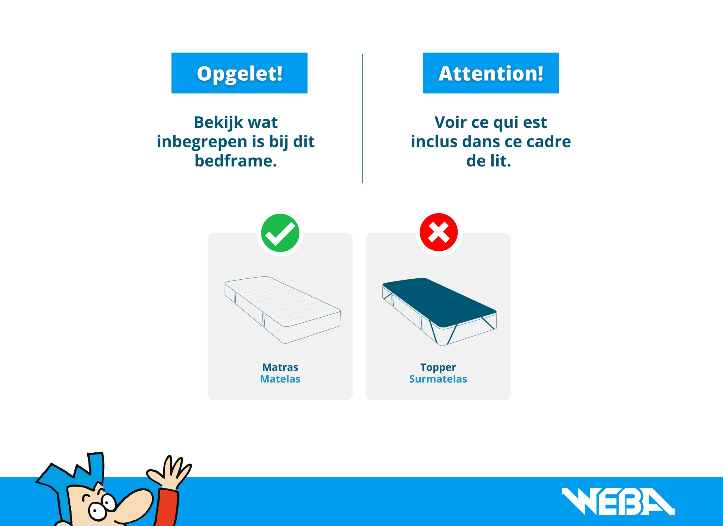 Opstelling - Boxspring BX890 160x200cm - stof - antraciet