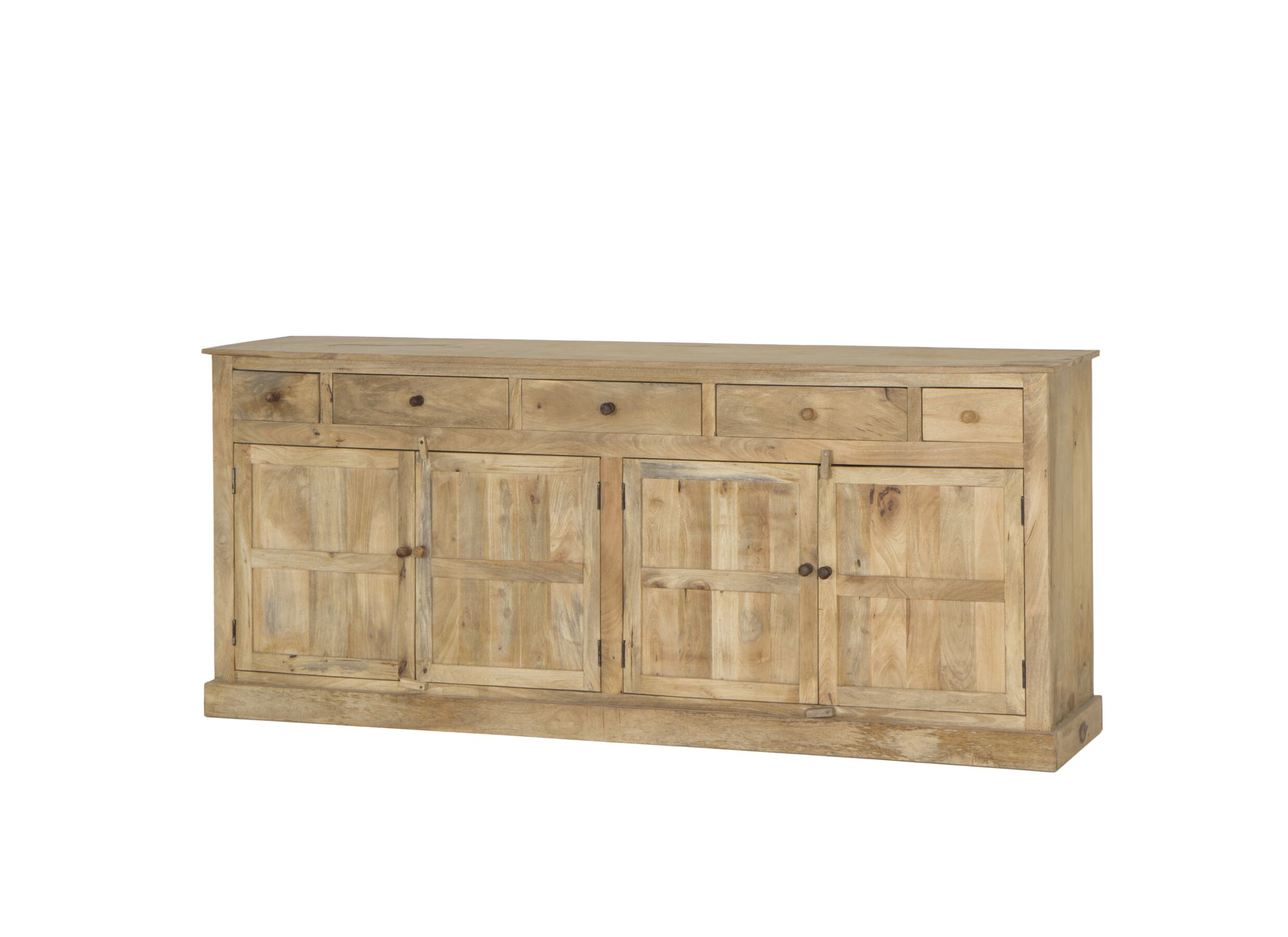Dressoir Capriccio 237x40cm - mango massief - naturel