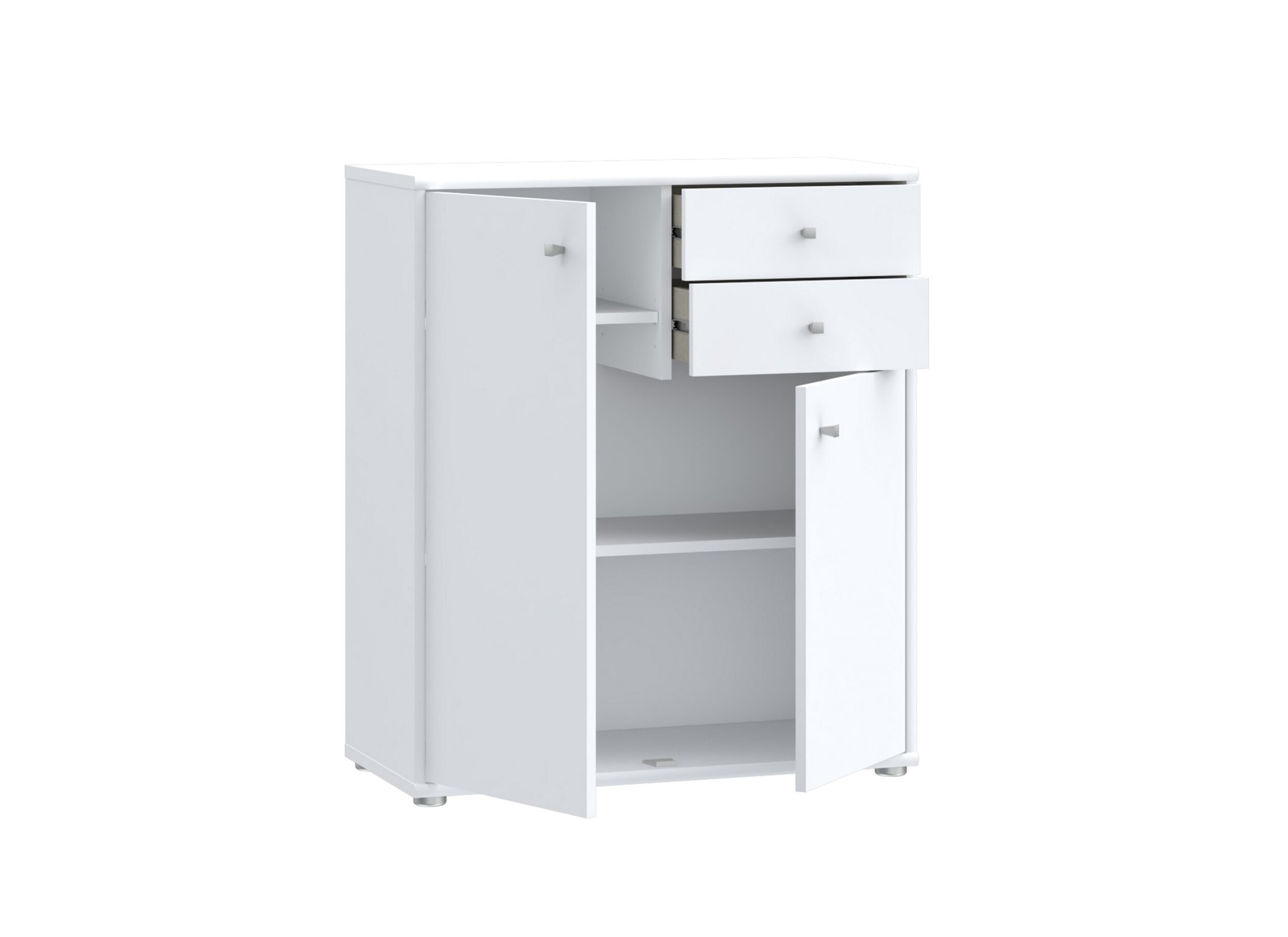 Disposition - Commode Topic 74x35x86cm - décor - blanc