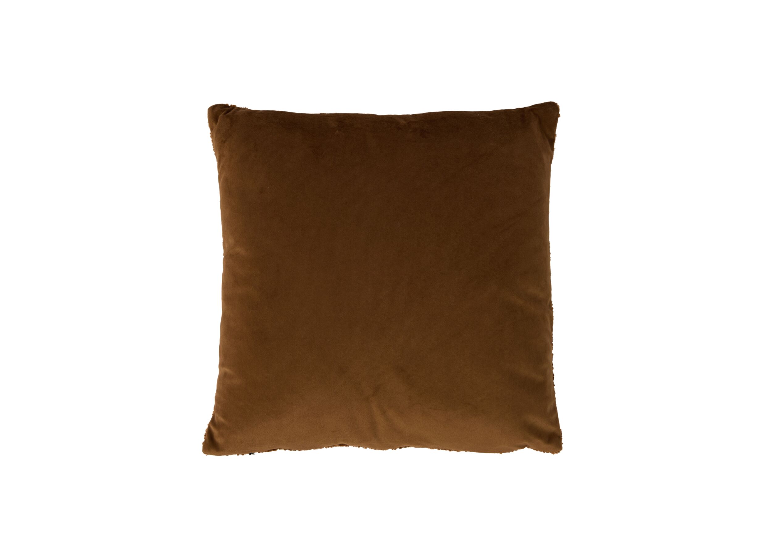 Aperçu - Coussin Esbly 43x43cm - tissu - caramel