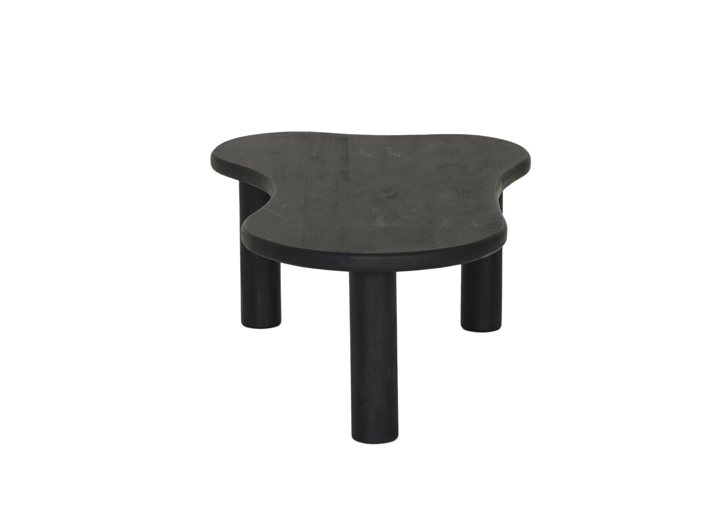 Table basse Yeo bois massif noir
