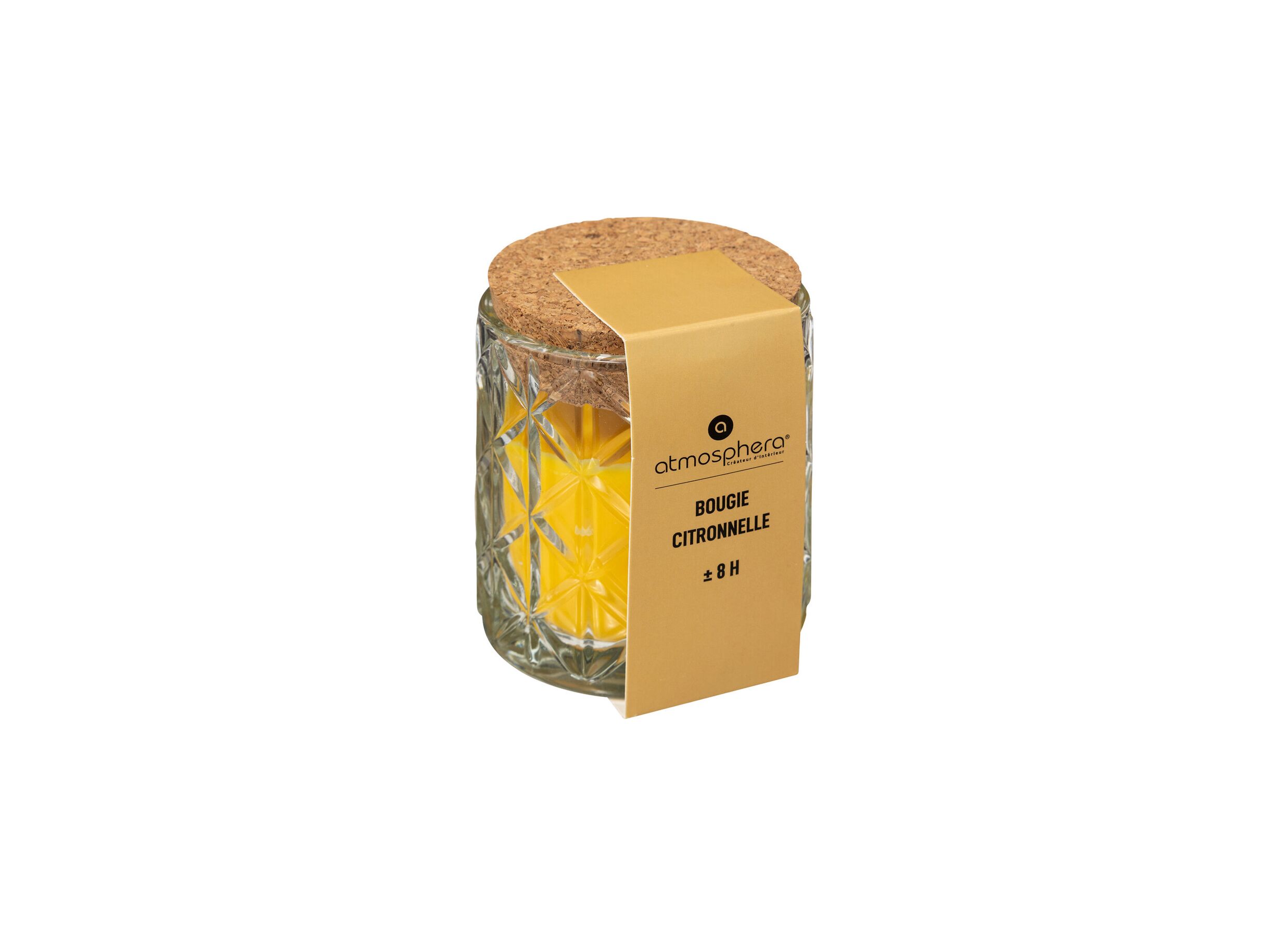 Aperçu - Bougie Citronella Any H8cm jaune