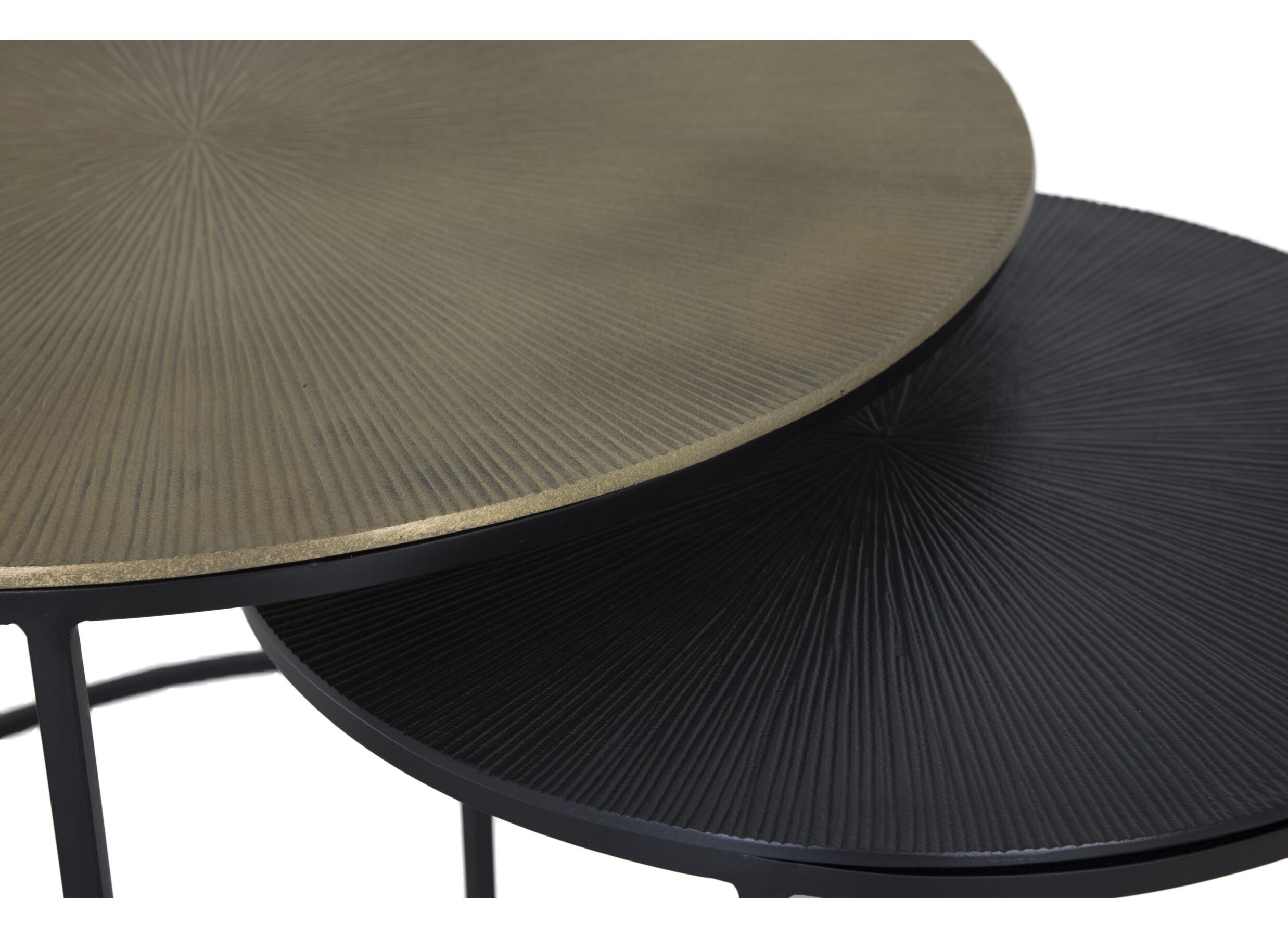 Detail - Table d'appoint Laggan Ø61/Ø43cm lot de 2