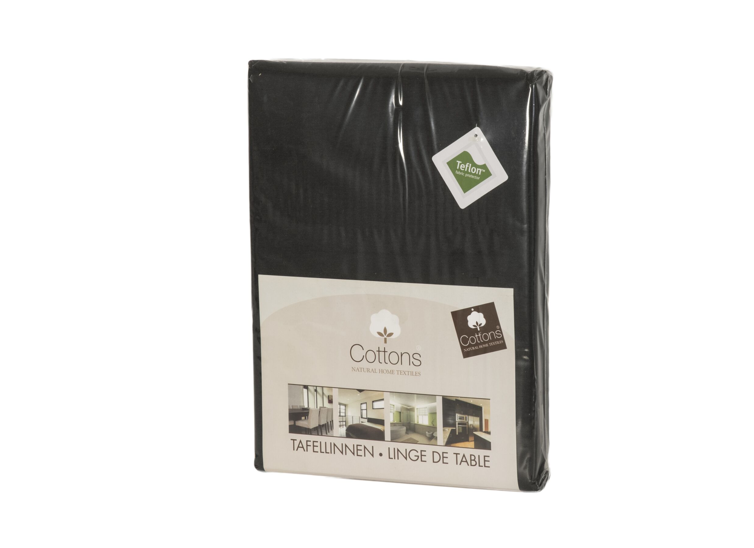 Aperçu - Nappe Teflon 150x290cm - tissu - noir