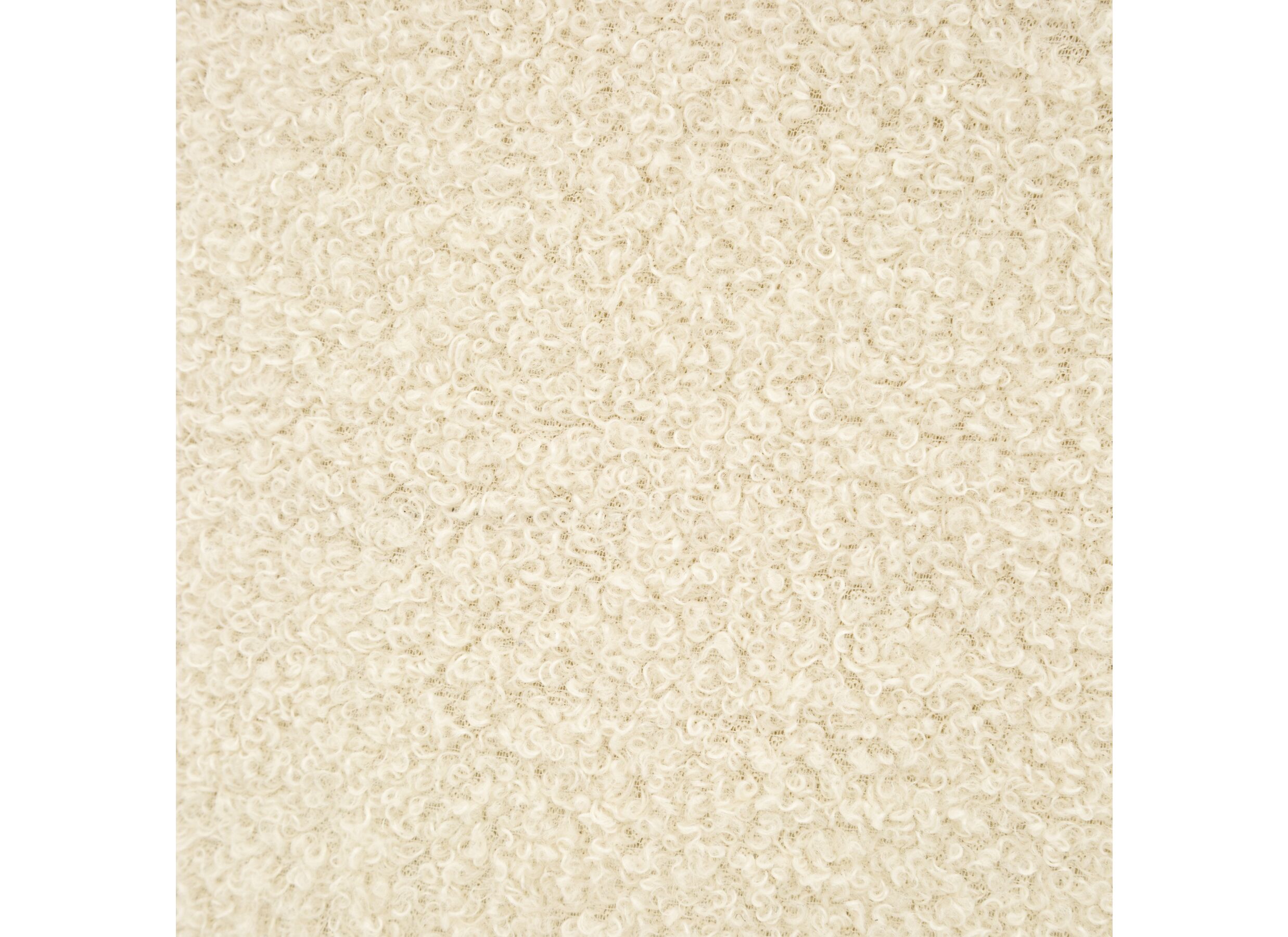 Kinderfauteuil Sky bouclé wit