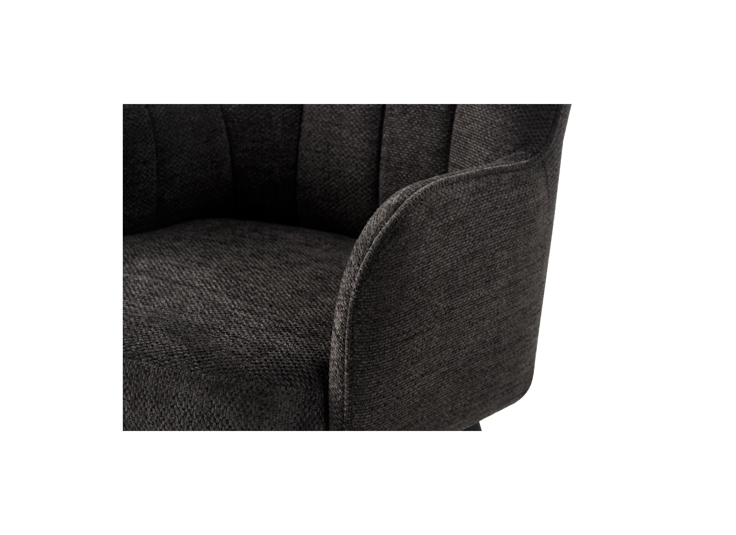 Detailfoto - Barstoel Bonzo ZH67cm - stof - antraciet