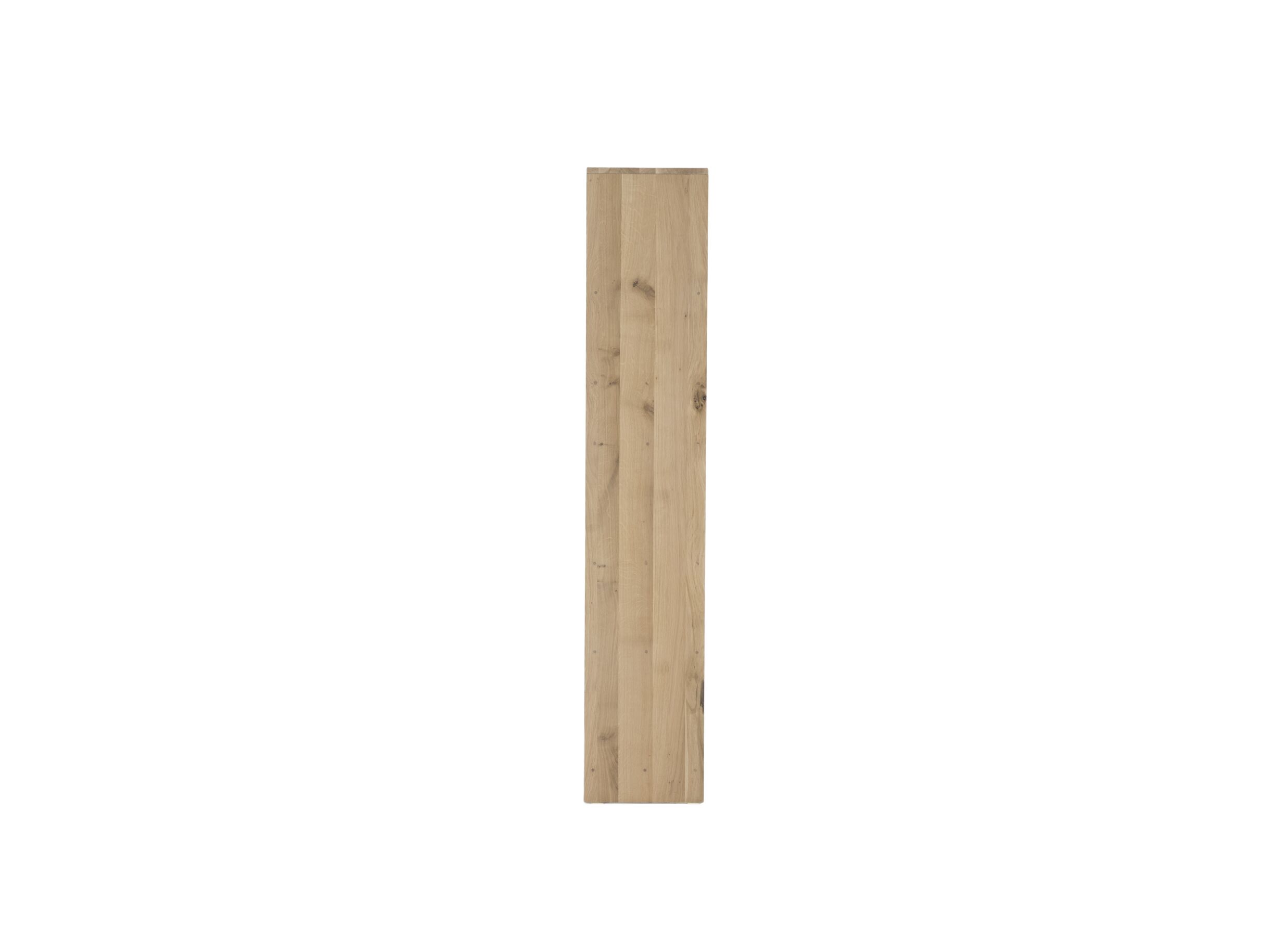 Overzichtsfoto - Wandrek Robur 120x40x210cm - eik massief - naturel