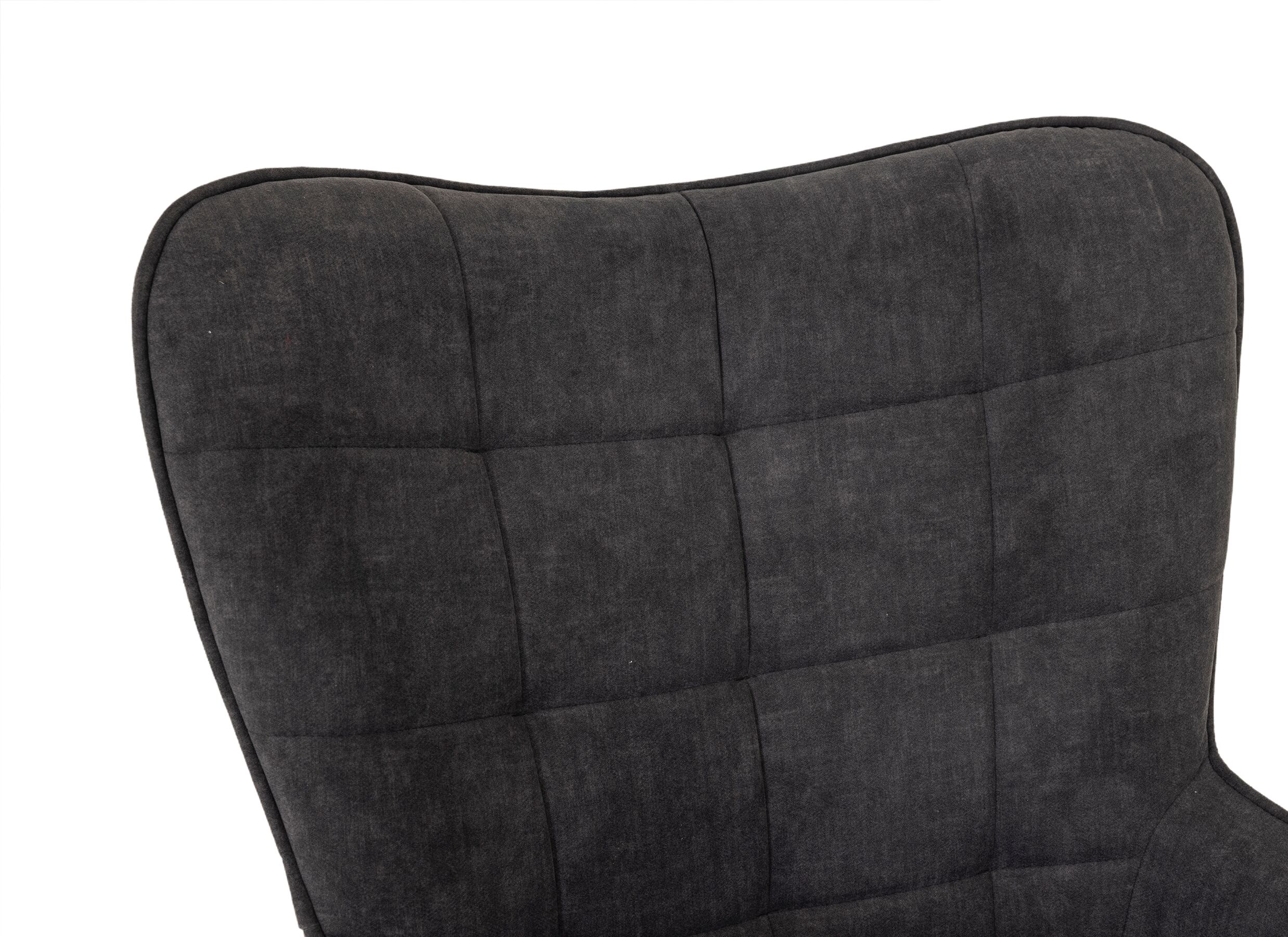 Detail - Fauteuil Ranch 68x80x98cm - polyester - gris