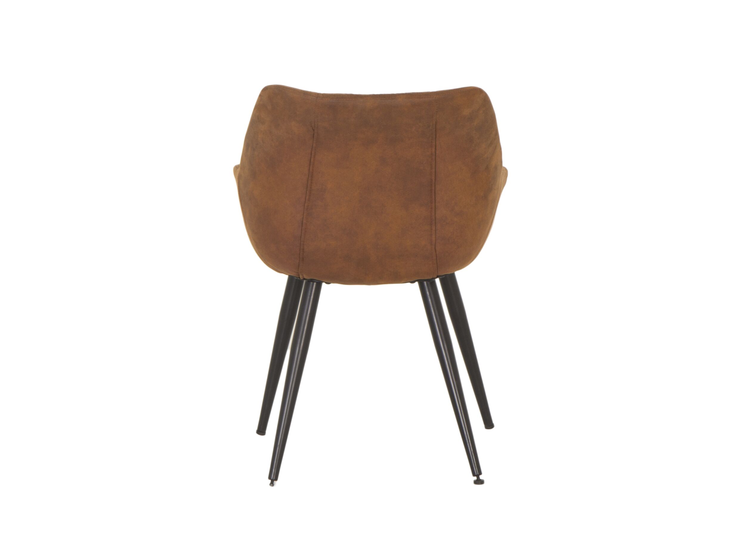 Kuipstoel Cosy 57x60x80cm - microvezel - cognac