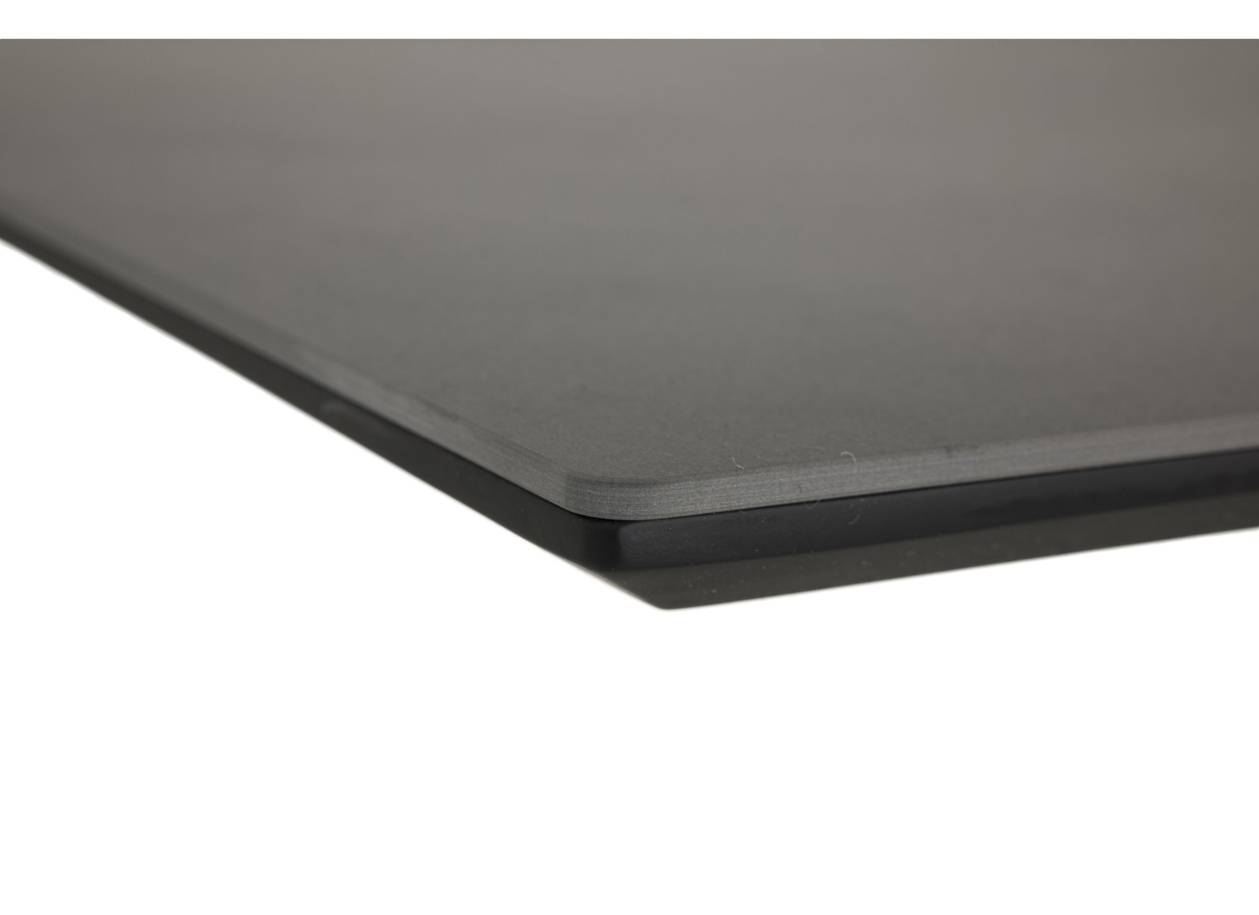 Detailfoto - Tafel Sapphire 180x90cm - MDF & metaal - donkergrijs