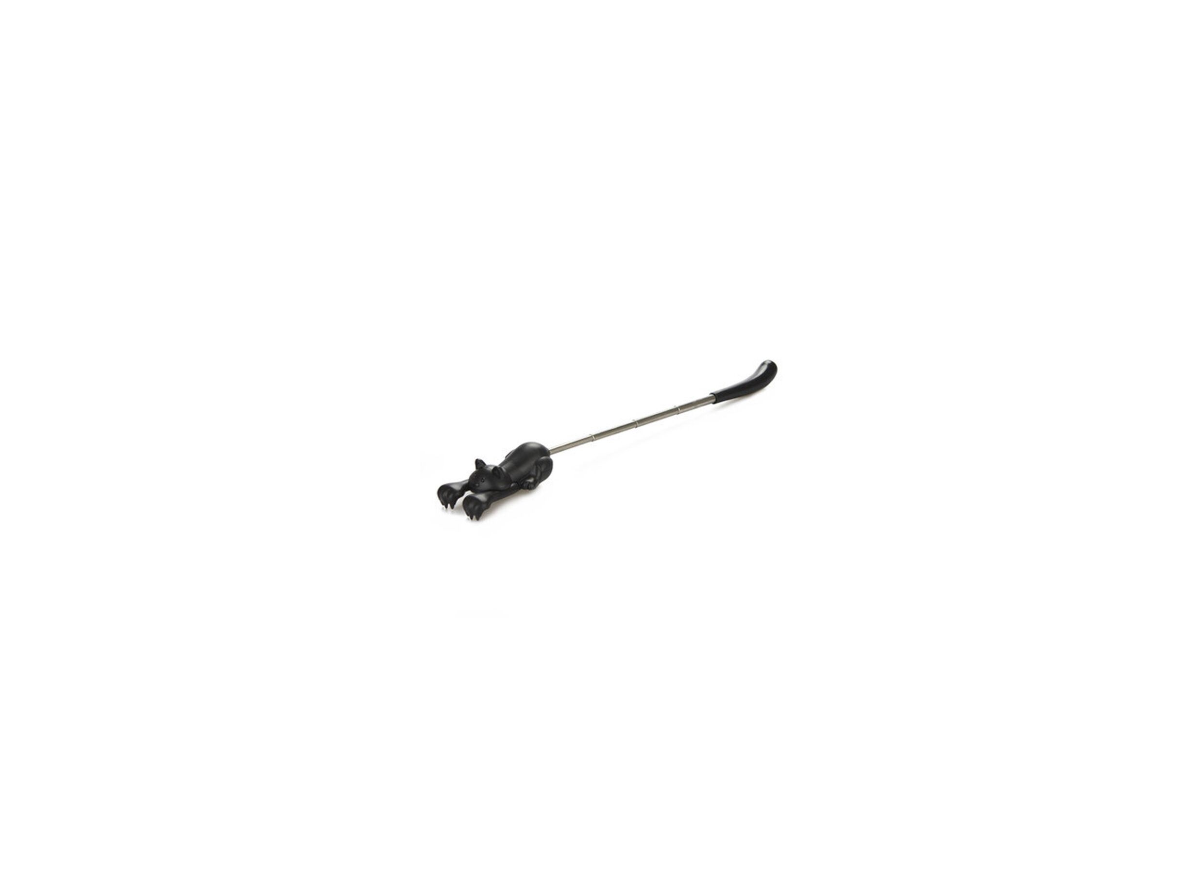 Rugkrabber Curious Cat zwart zilver