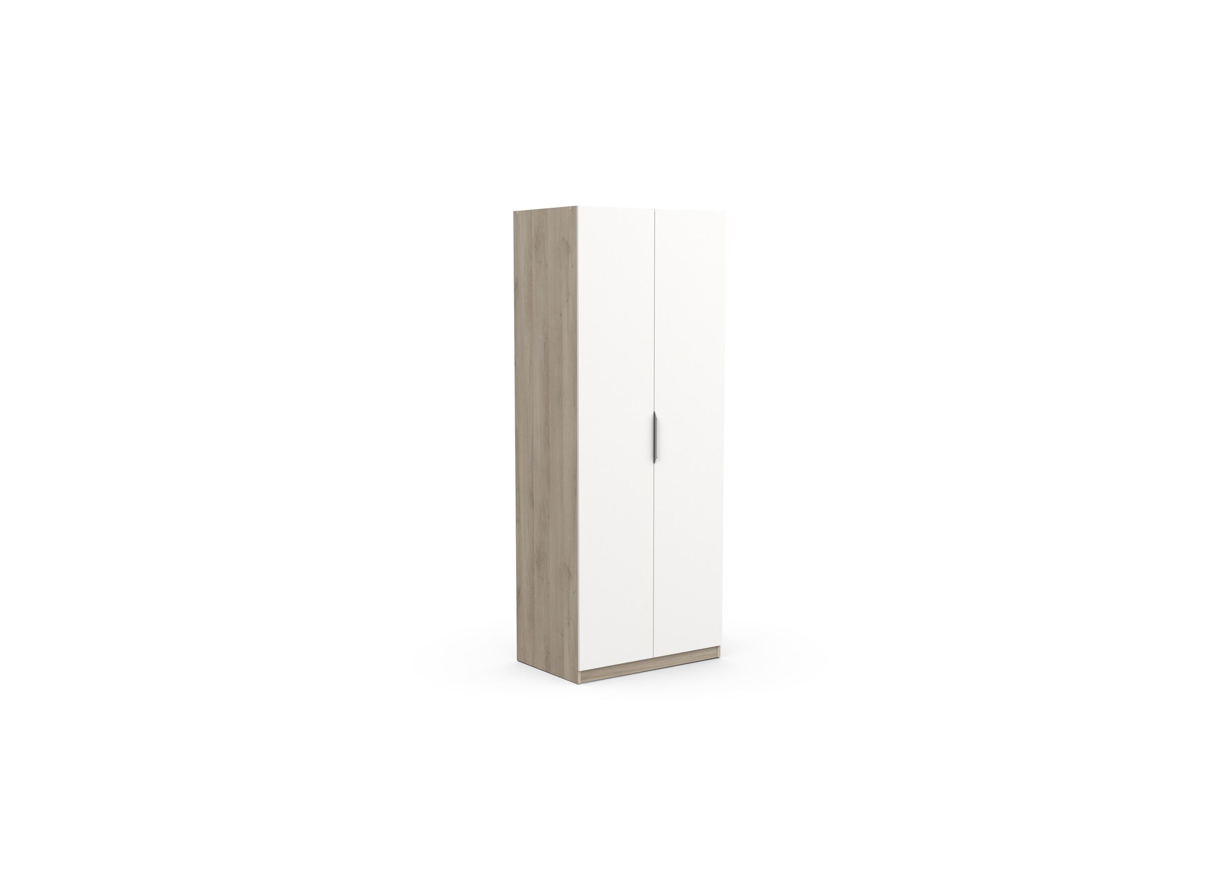 Garde-robe Ghost 79cm - Garde-robe Ghost 79cm - décor - chêne kronberg/blanc